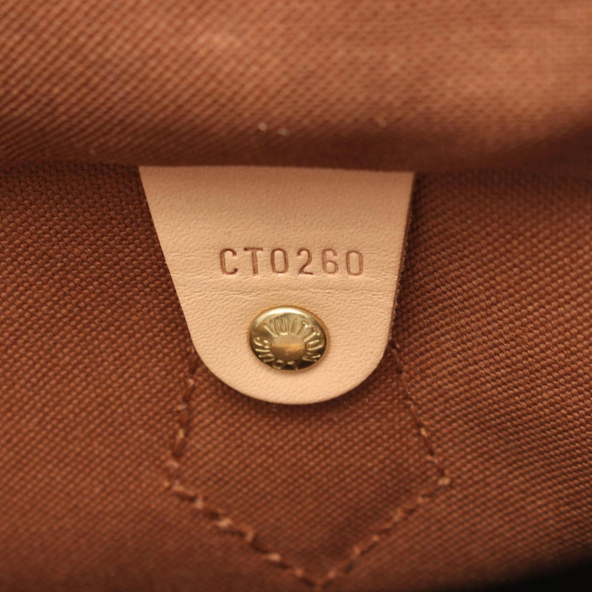 Louis Vuitton Brown Monogram Coated Canvas Leather Handbag (Pre-Owned)