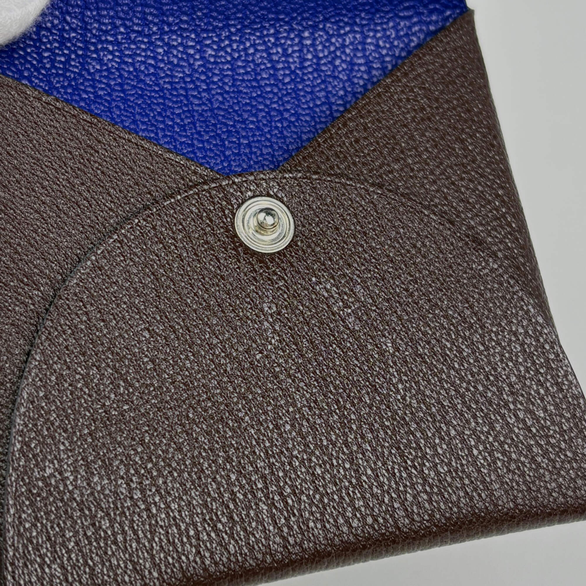 Hermes Bastia Brown Chevre Leather Coin Purse/Coin Case (Pre-Owned)