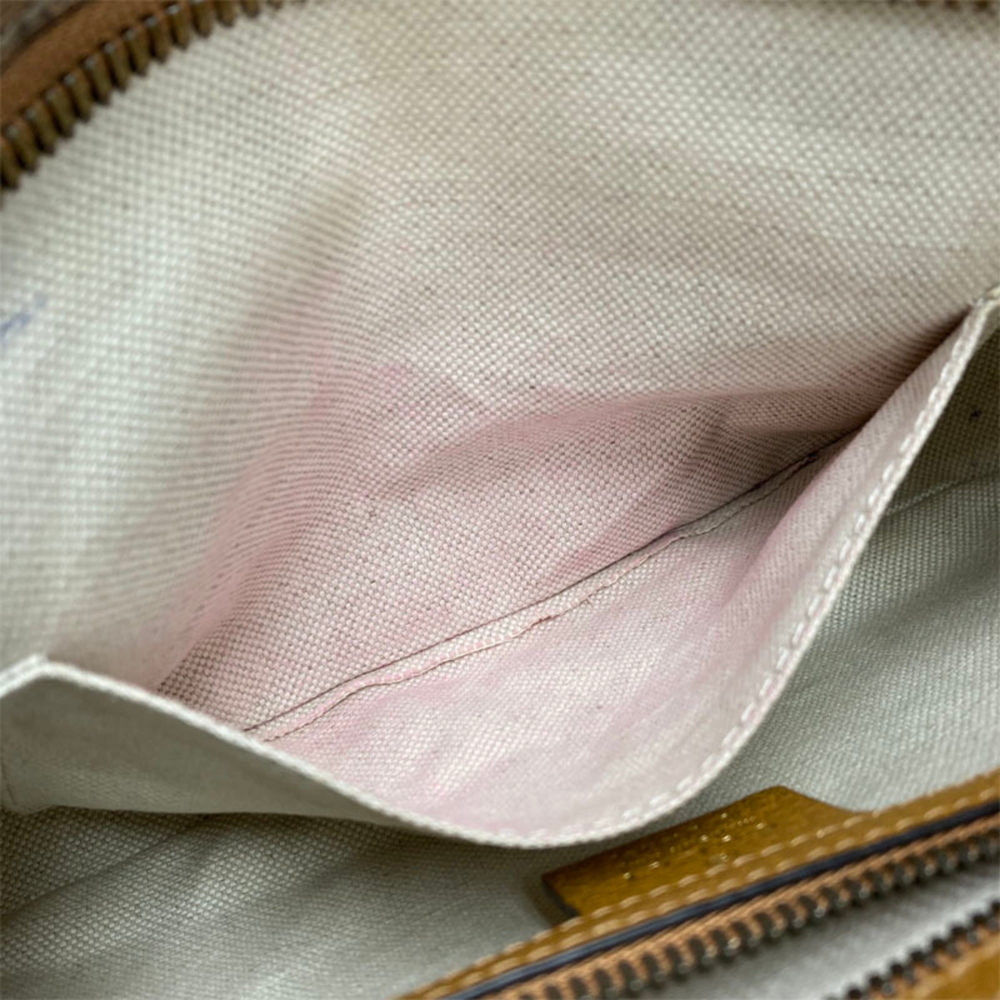 Gucci Brown Pvc Leather Sling Bag (Pre-Owned)