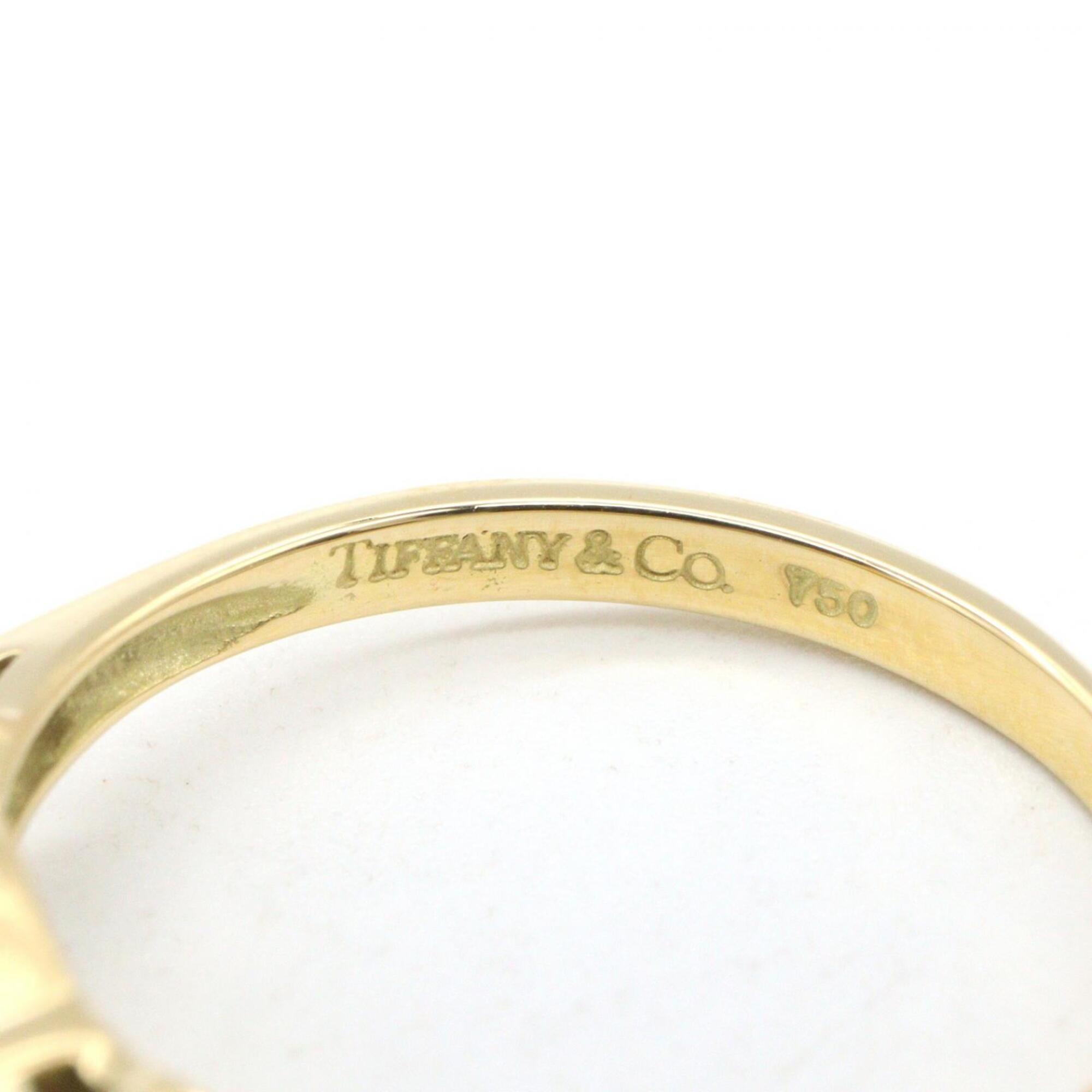Tiffany Gold White Band Ring (Pre-Owned)