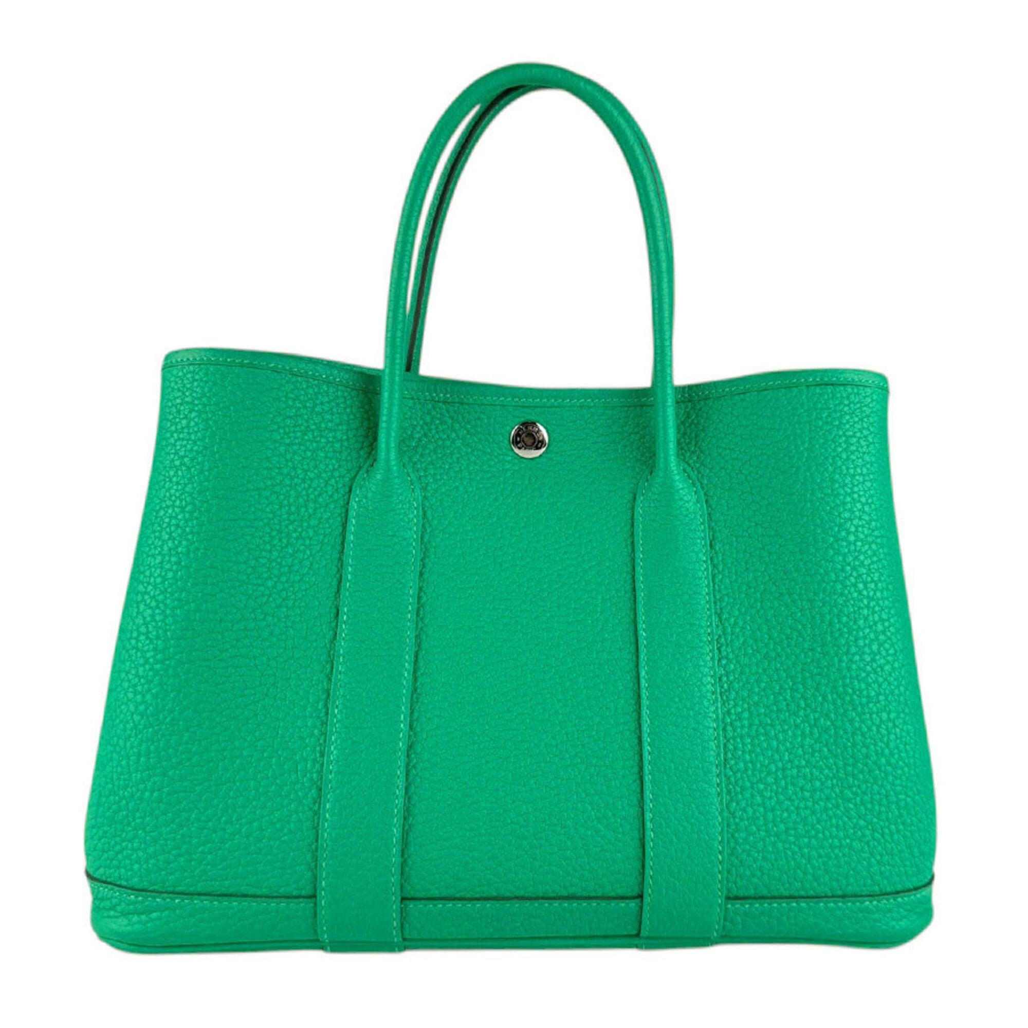 Hermes Mint Green Negonda Leather Handbag (Pre-Owned)