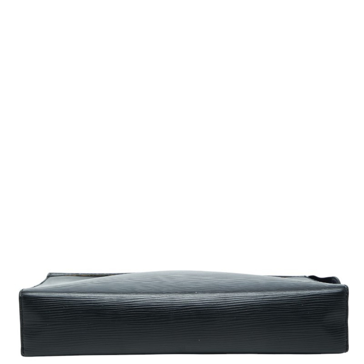 Louis Vuitton Black Blue Gray Noir Pvc Leather Clutch Bag Pochette (Pre-Owned)