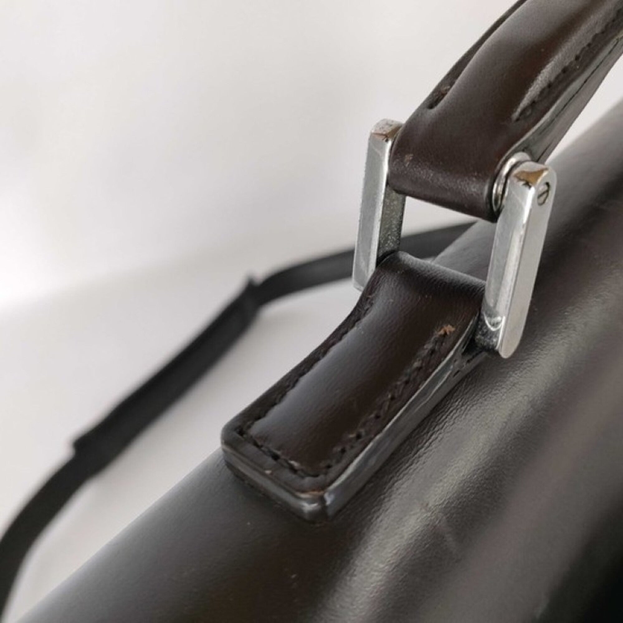 Gucci Brown Leather Briefcase (Pre-Owned)