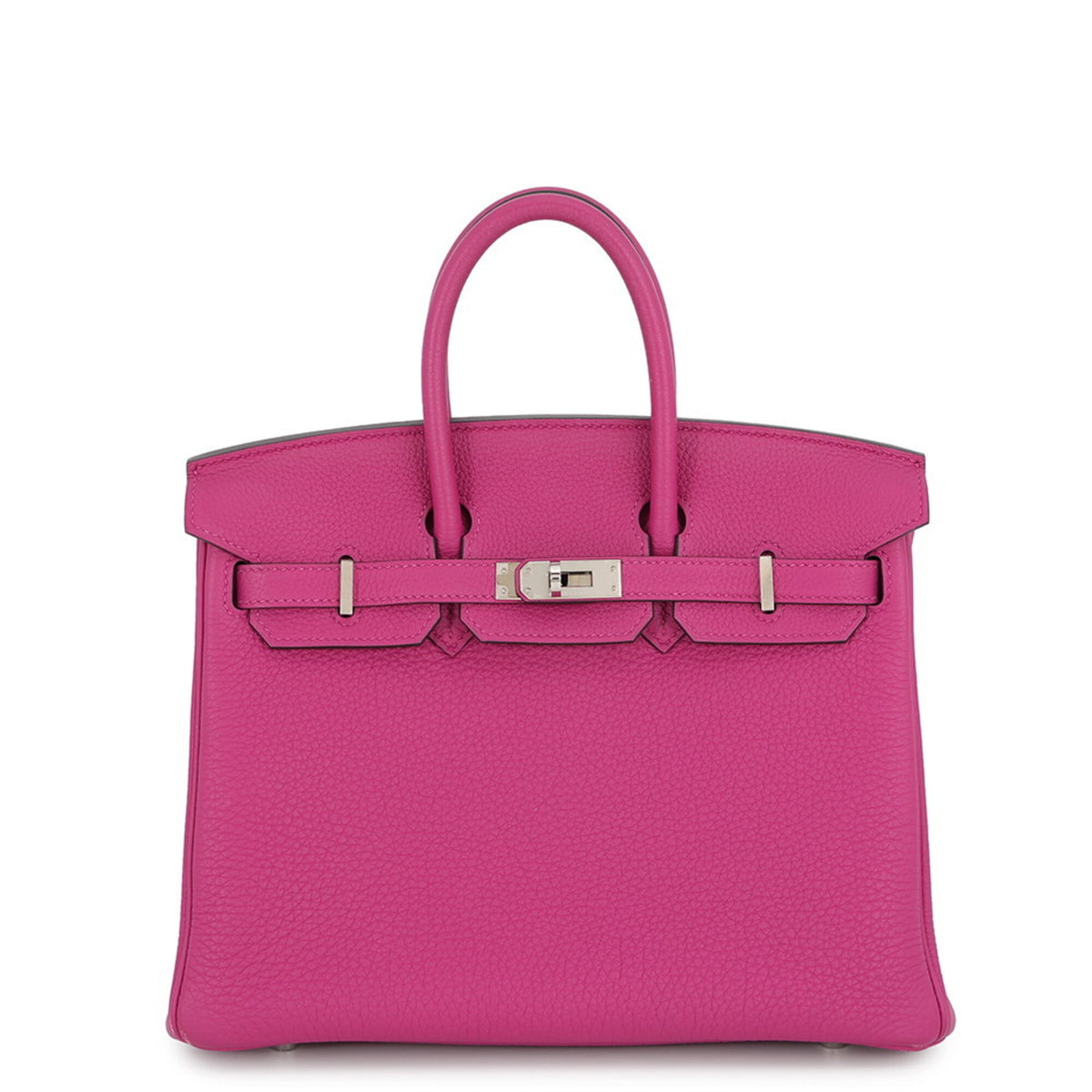 Hermes Rose Purple Togo Leather Handbag (Pre-Owned)