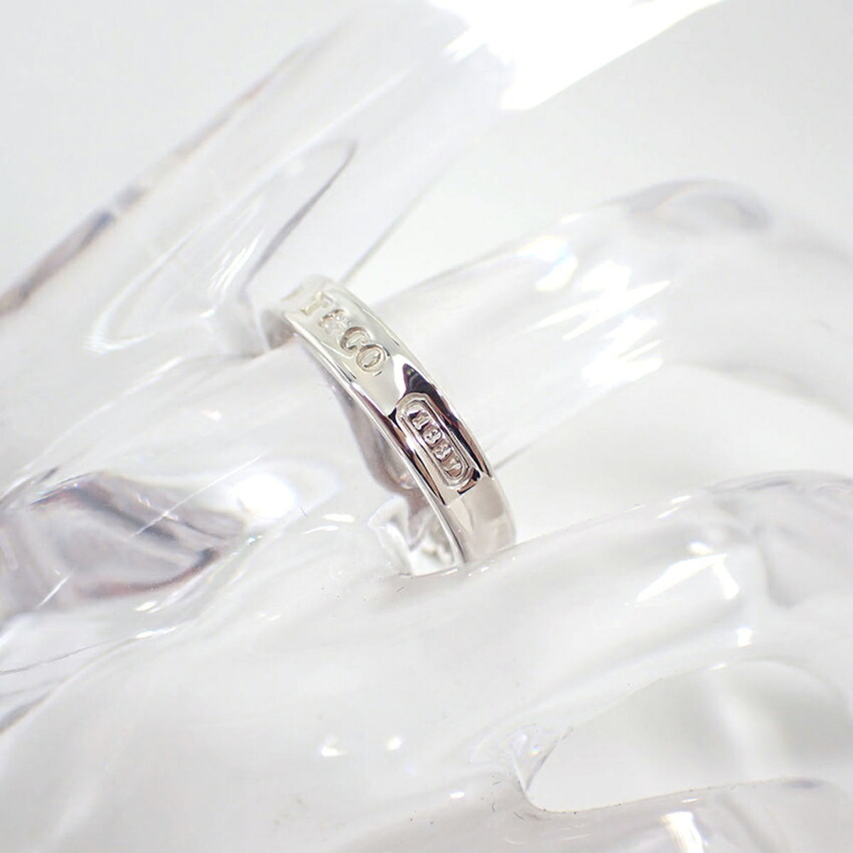 Tiffany Sterling Silver 925 Band Ring (Pre-Owned)