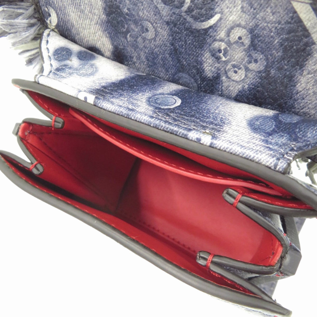 Christian Louboutin Navy Leather Shoulder Bag (Pre-Owned)