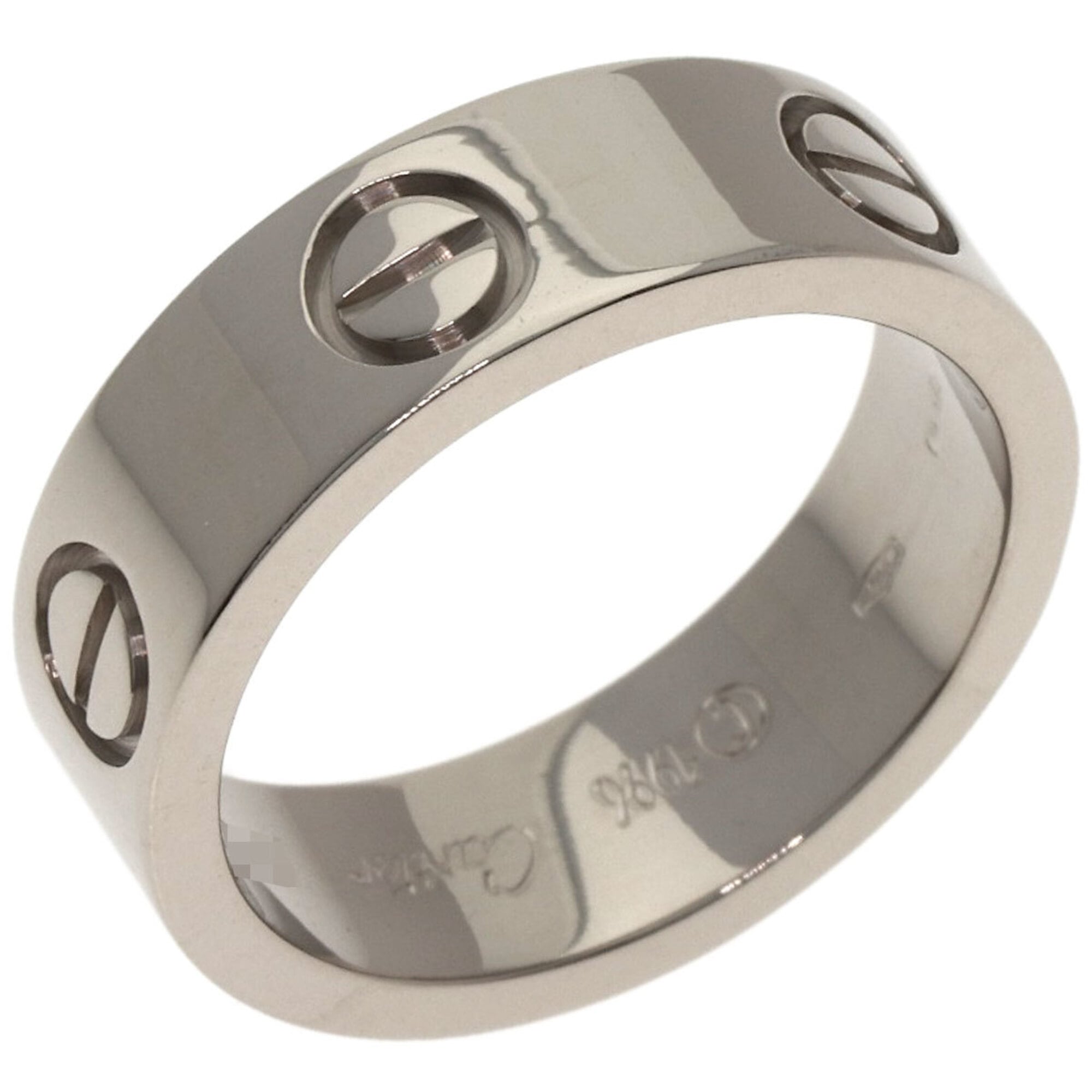 Cartier Love White Gold (18K) Band Ring (Pre-Owned)
