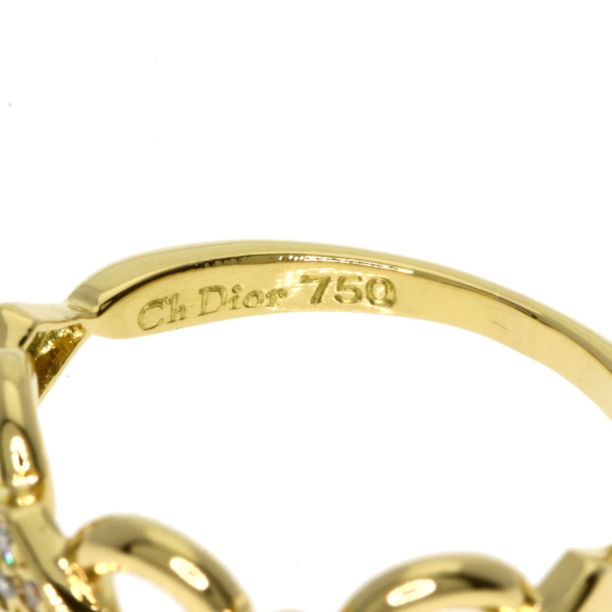 Christian Dior Yellow Gold (18K) Band Ring (Pre-Owned)