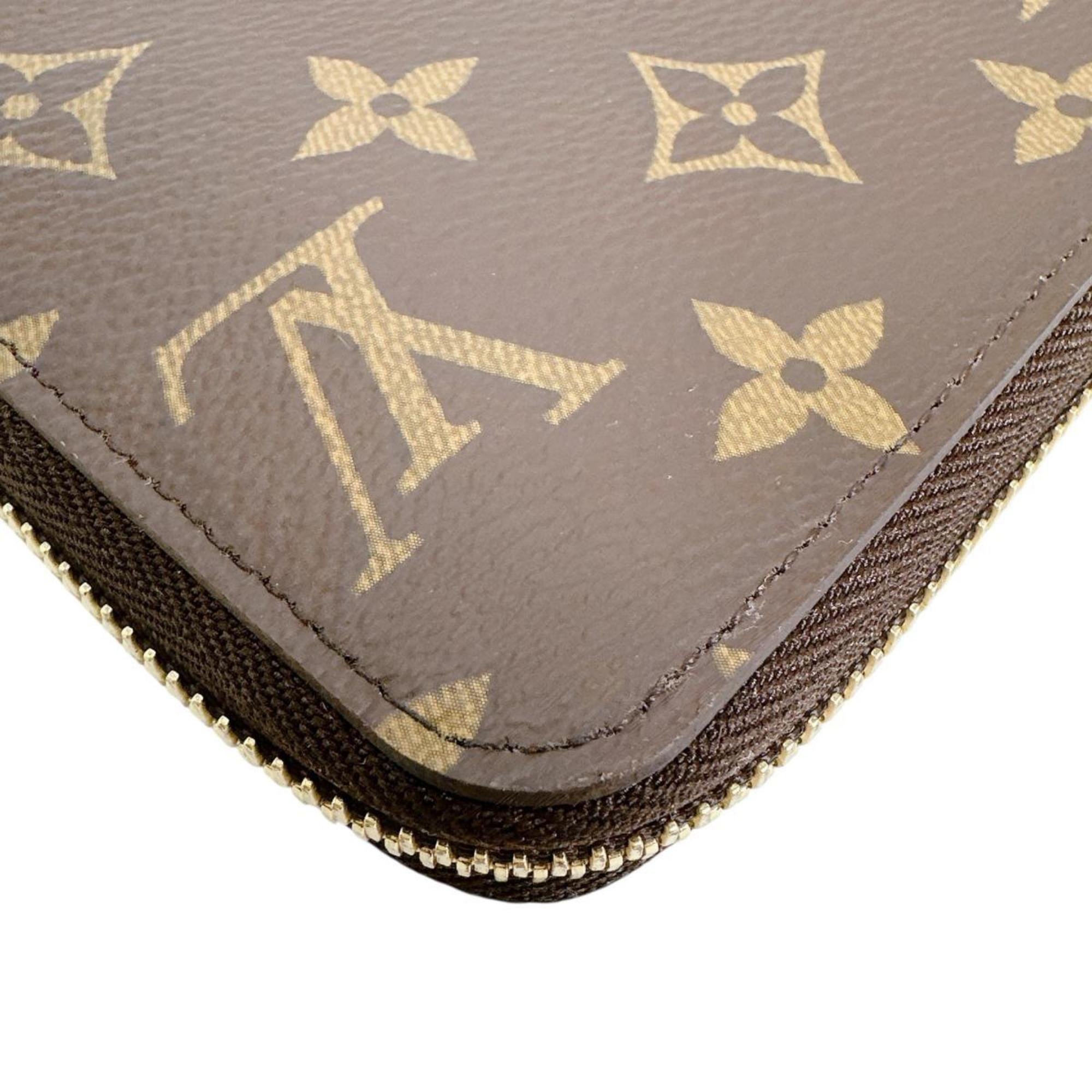 Louis Vuitton Brown Monogram Rose Ballerine Monogram Long Wallet (Bi-Fold) (Pre-Owned)