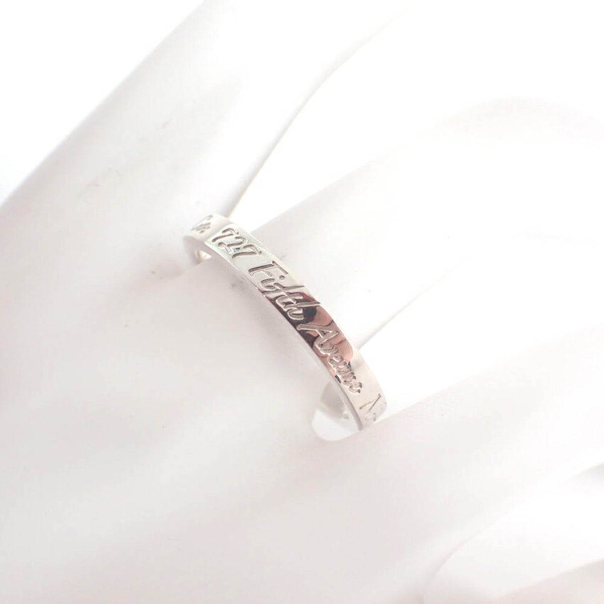 Tiffany Sterling Silver 925 Band Ring (Pre-Owned)