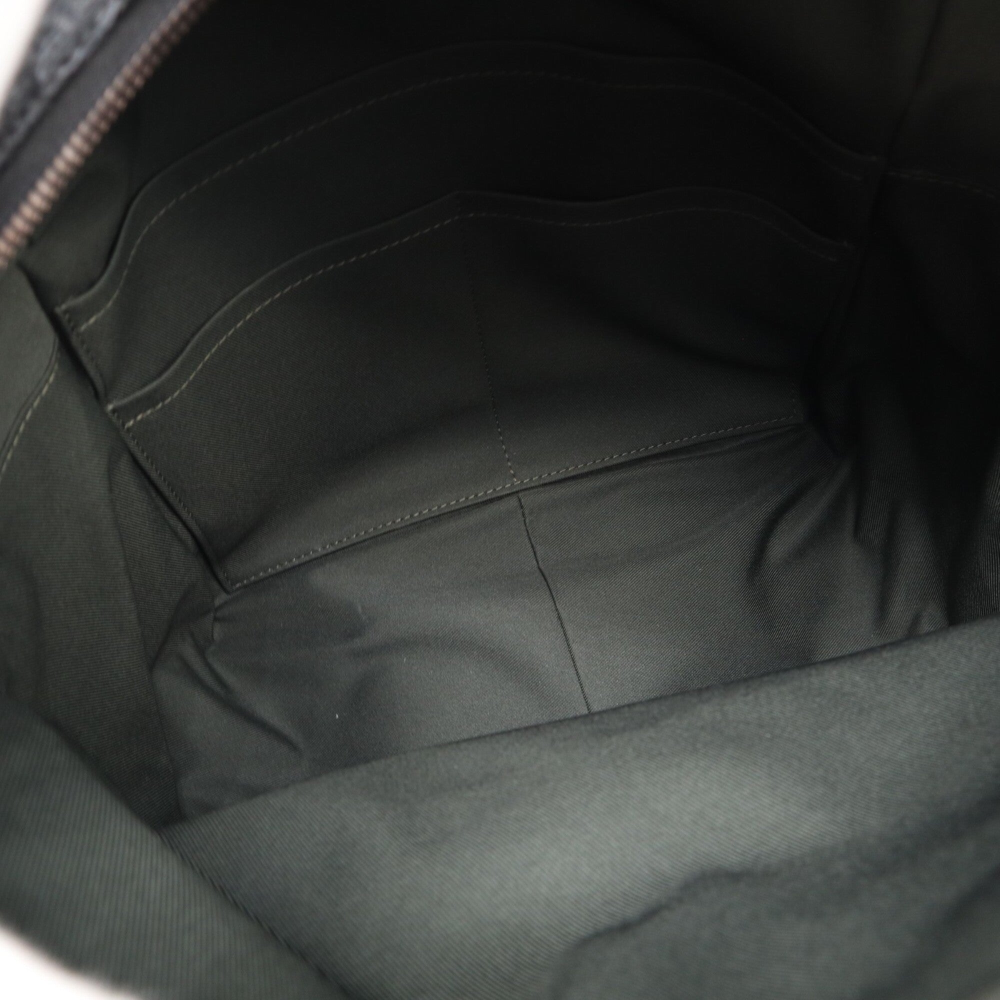 Louis Vuitton Monogram Black Gray White Coated Canvas Leather Backpack (Pre-Owned)