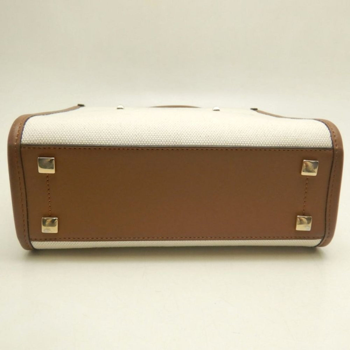Jimmy Choo Brown Canvas Tote Bag (Pre-Owned)