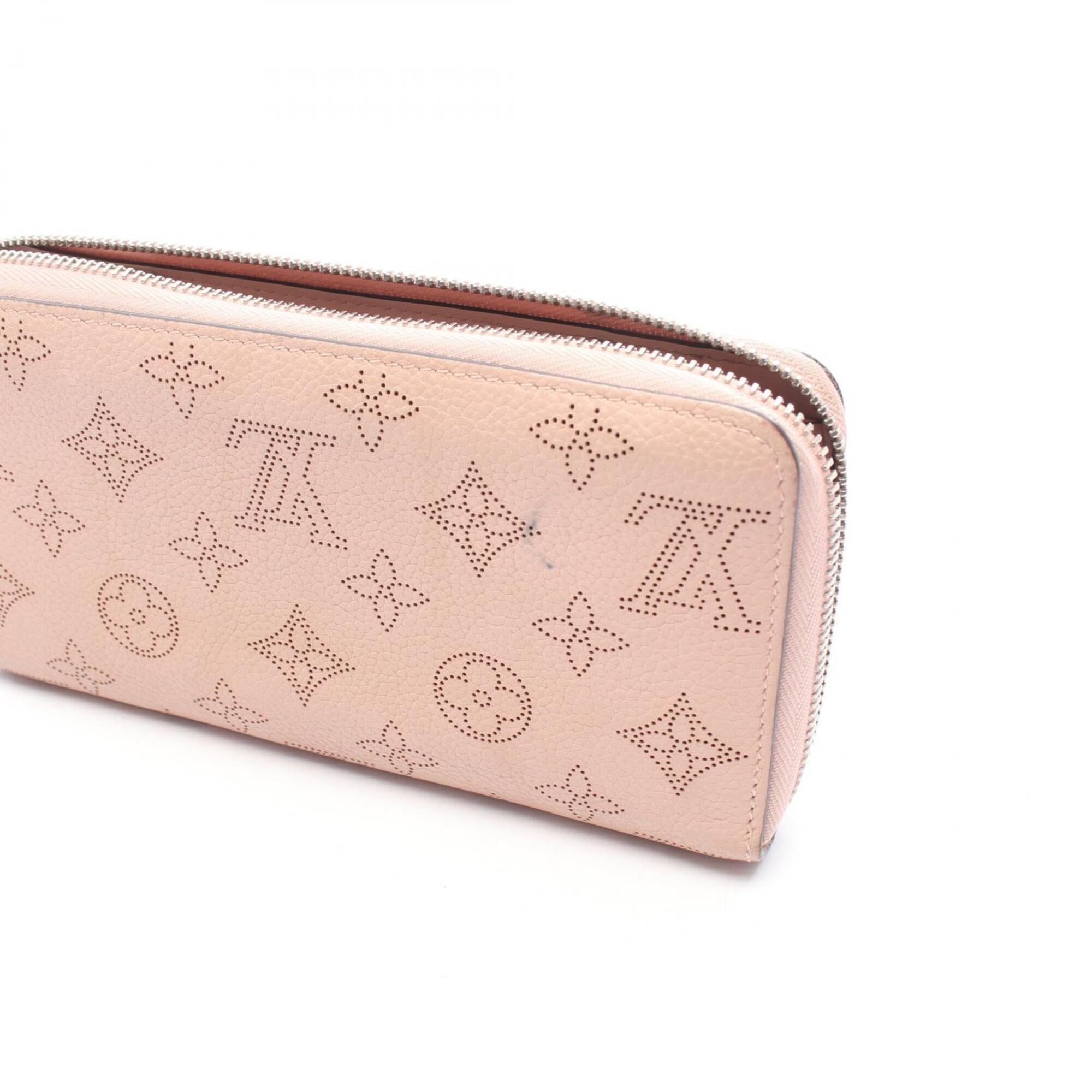 Louis Vuitton Pink Leather Long Wallet (Bi-Fold) (Pre-Owned)