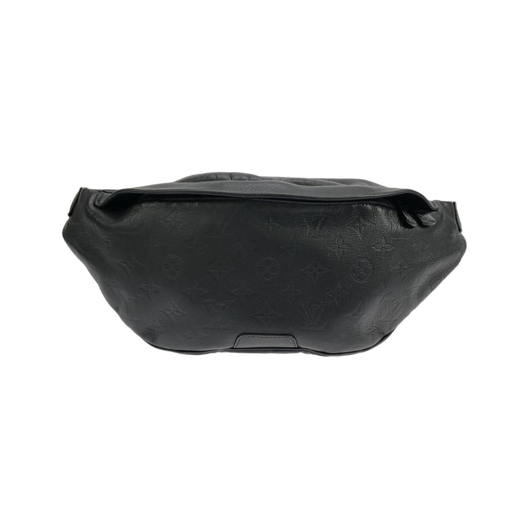 Louis Vuitton Black Leather Shoulder Bag (Pre-Owned)