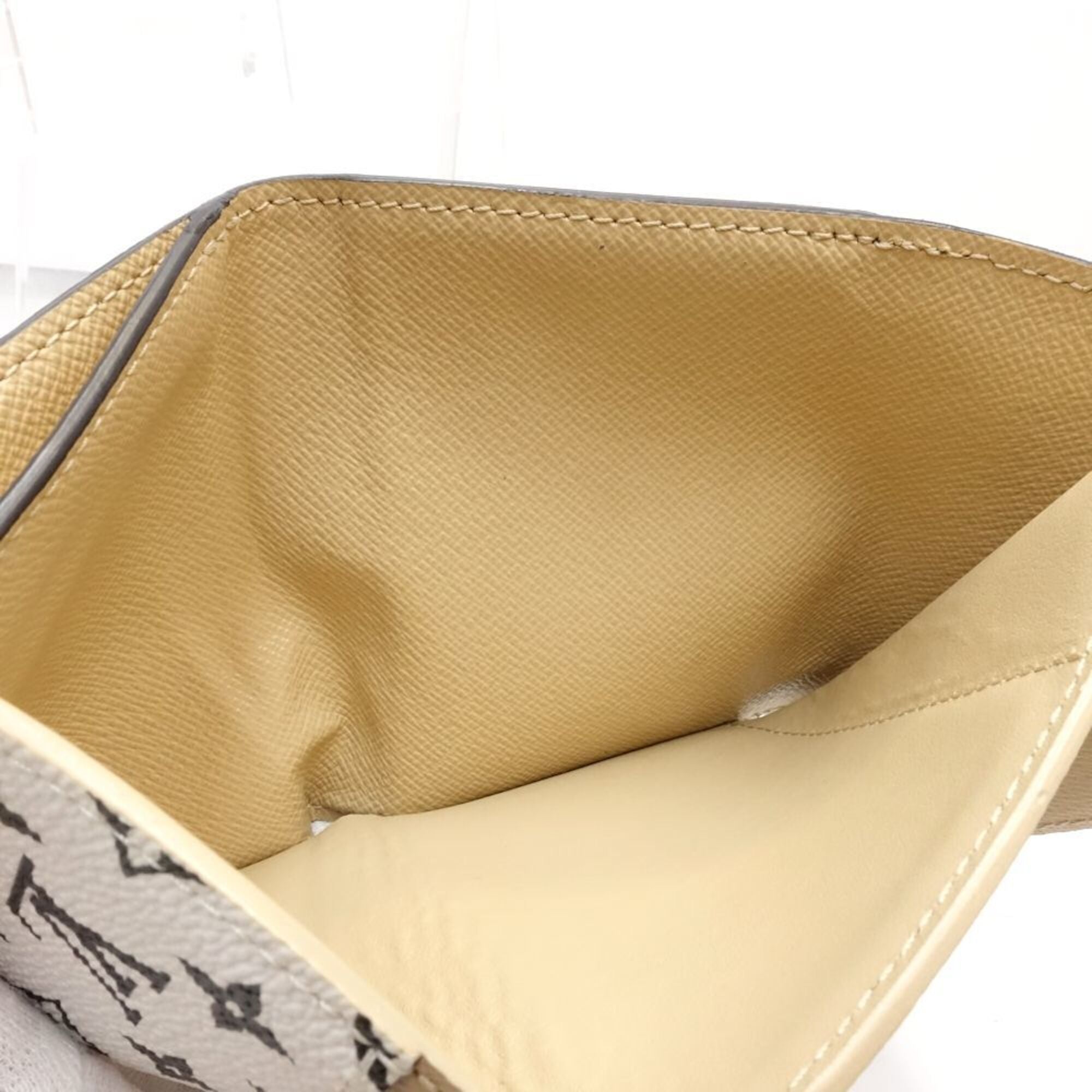 Louis Vuitton Monogram Khaki Monogram Wallet (Tri-Fold) (Pre-Owned)