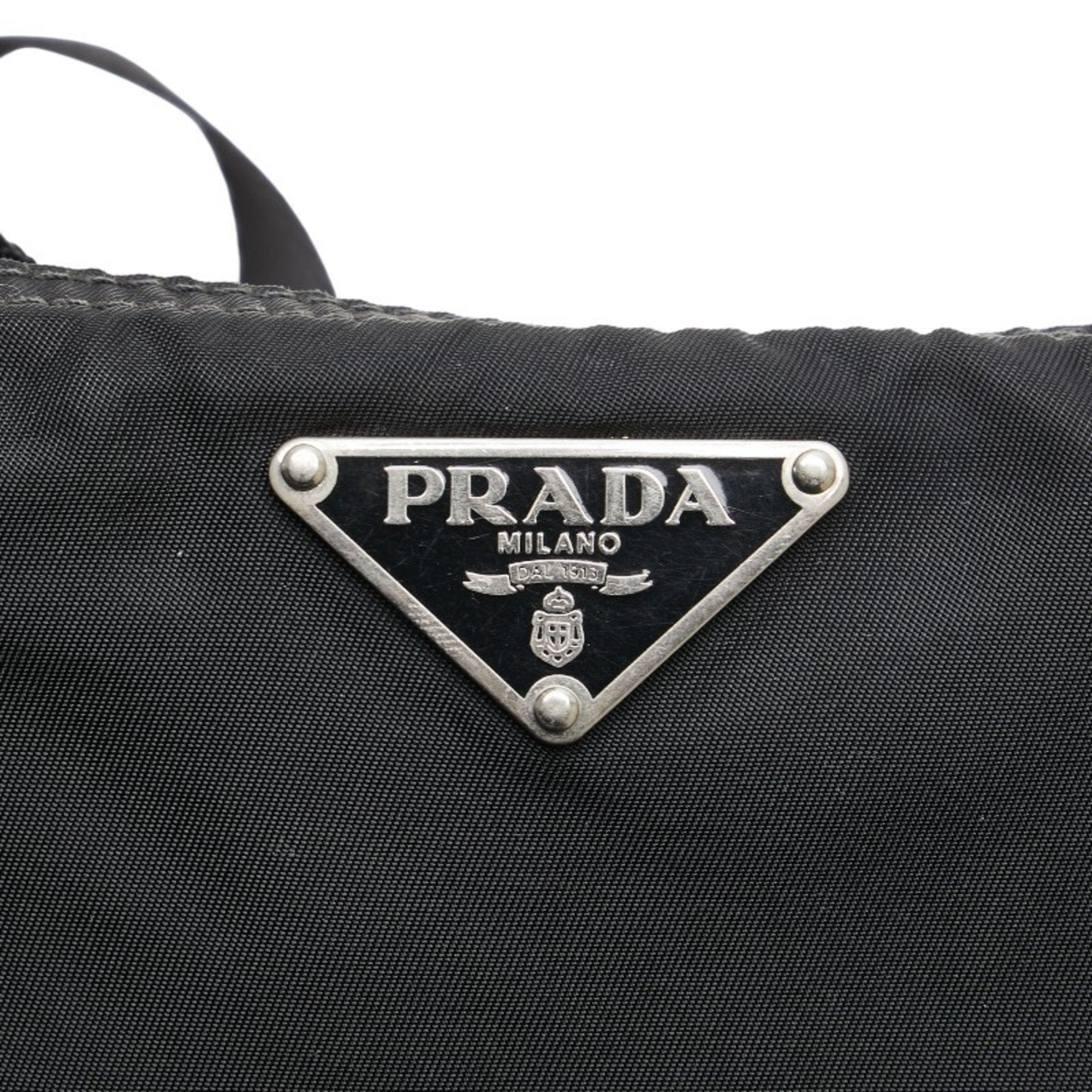Prada Black Nylon Shoulder Bag (Pre-Owned)