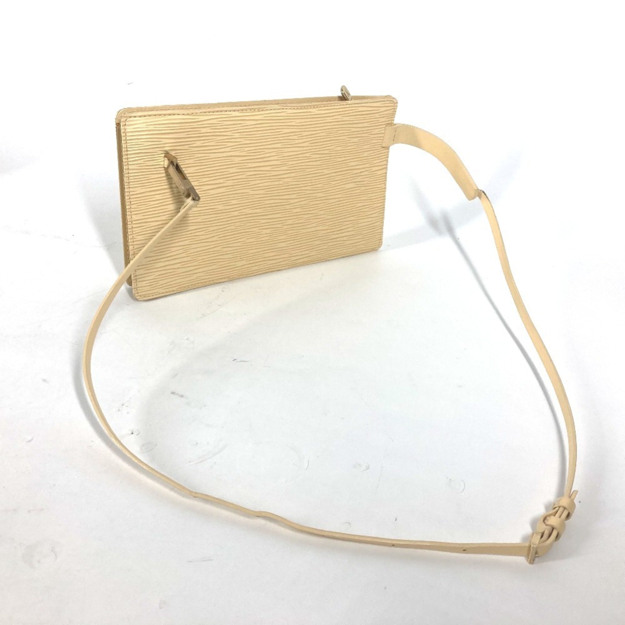 Louis Vuitton Vanilla Yellow Epi Leather Pouch Sling Bag (Pre-Owned)