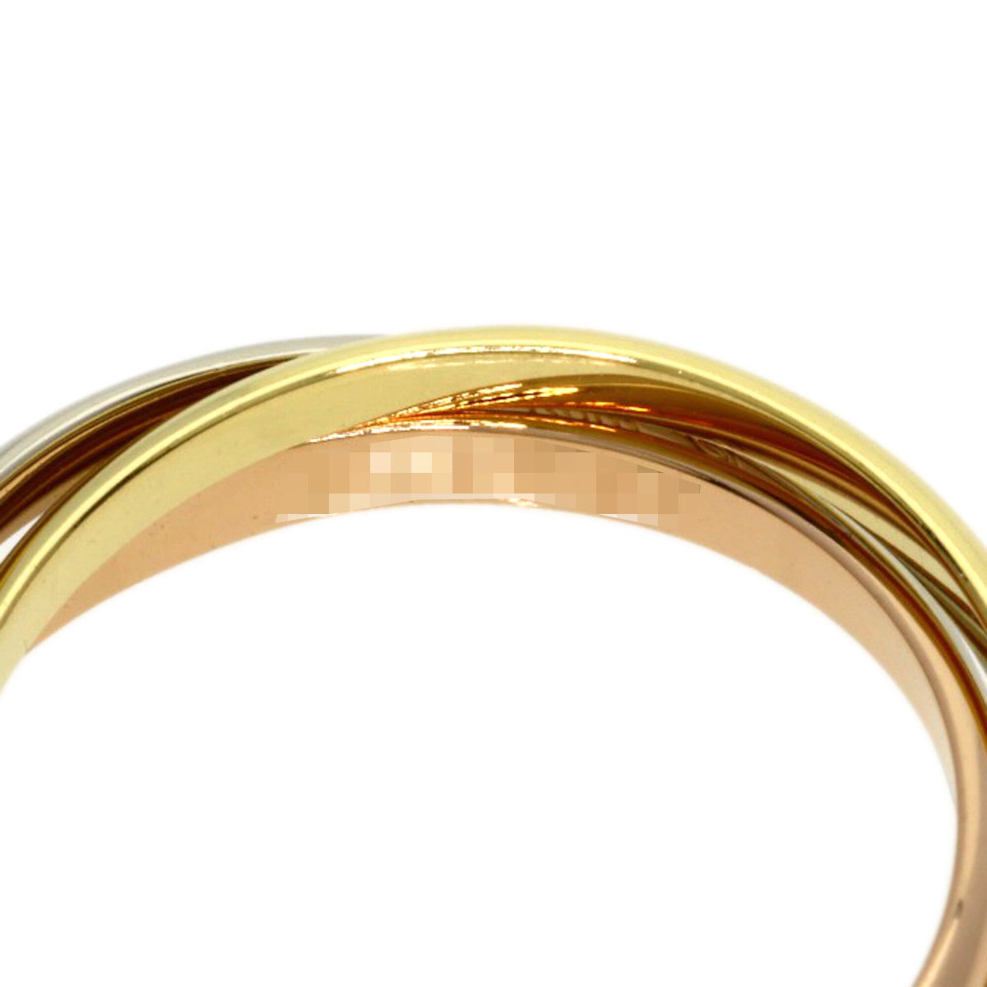 Cartier Yellow Gold (18K) White Gold (18K) Band Ring (Pre-Owned)