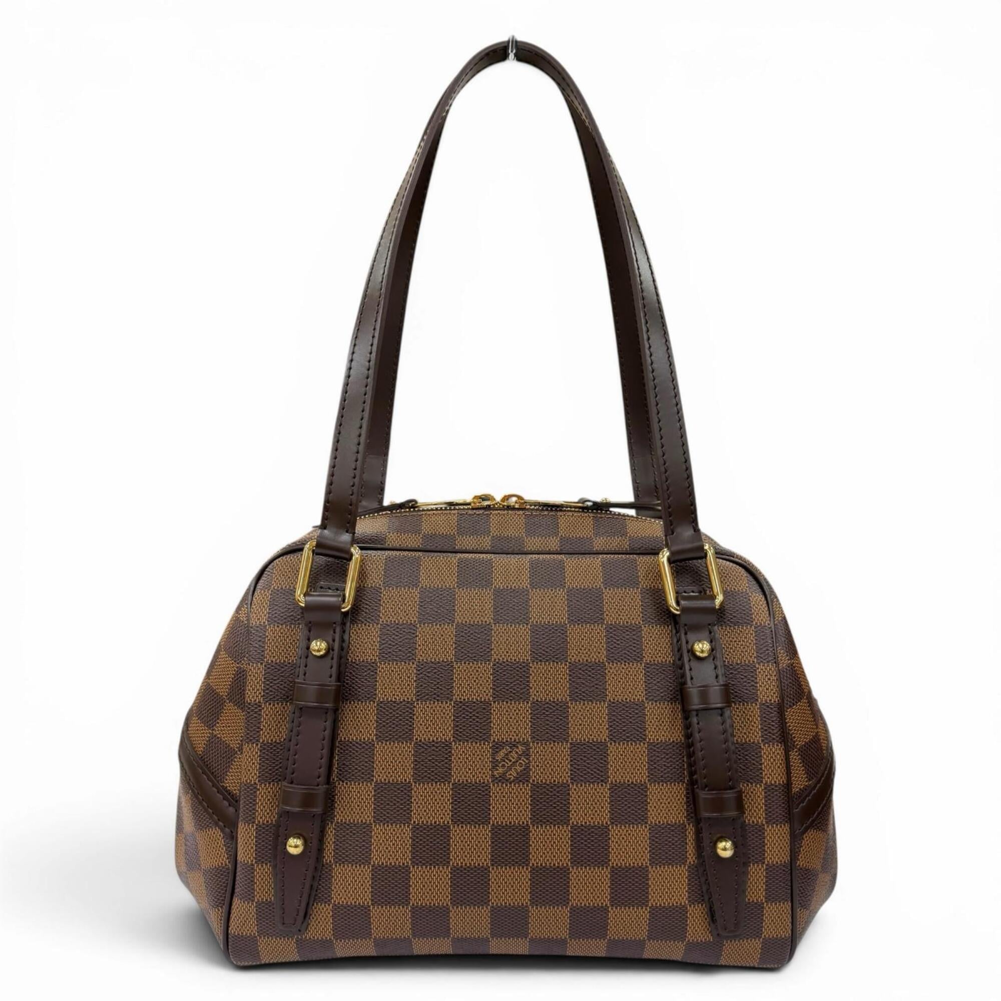 Louis Vuitton Brown Damier Canvas Handbag (Pre-Owned)