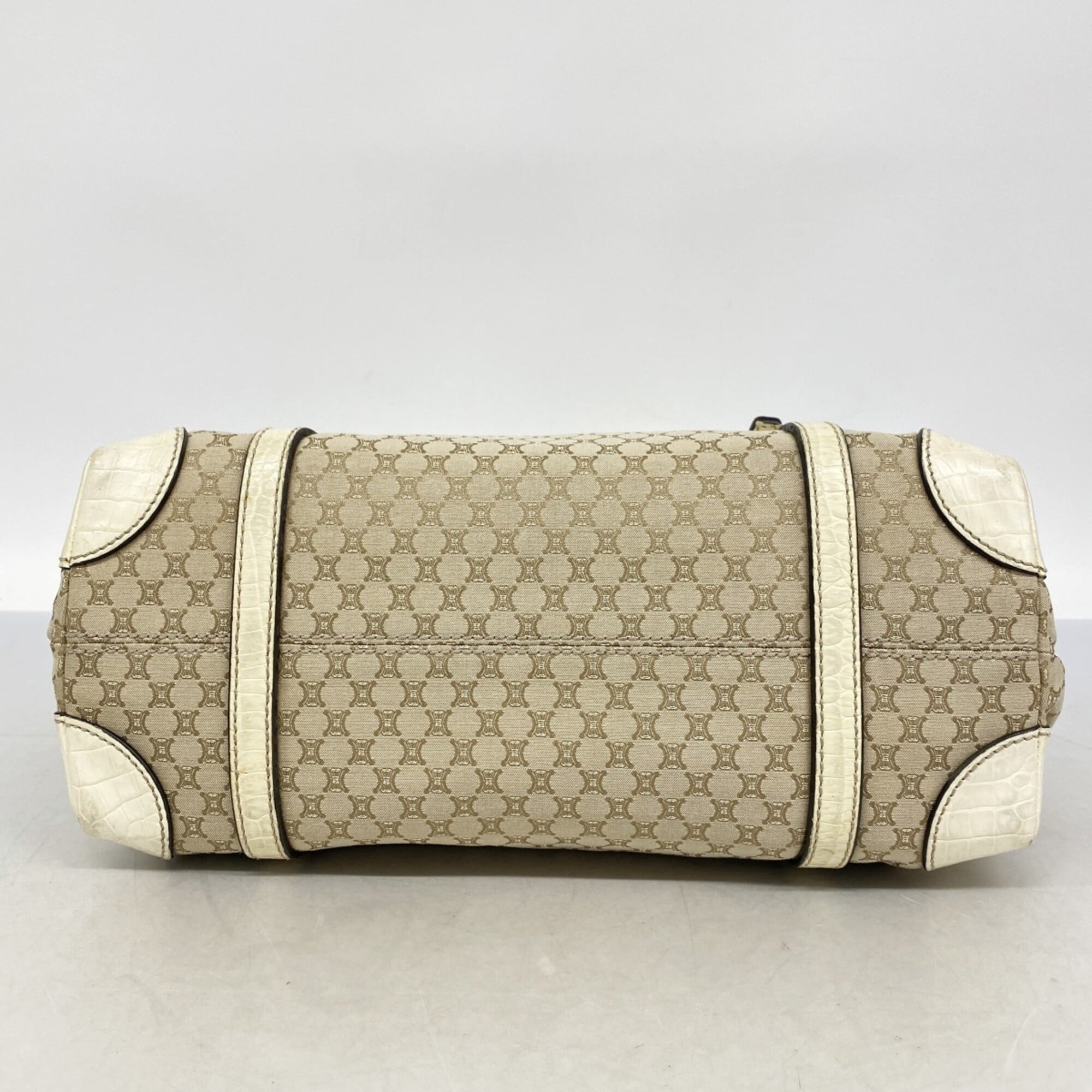 Celine Beige Nylon Canvas Tote Bag (Pre-Owned)