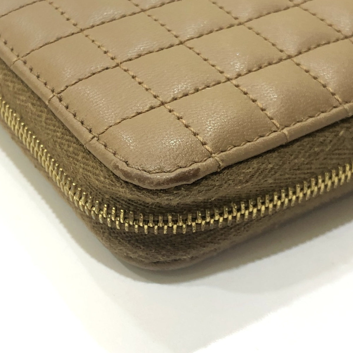 Celine Brown Leather Coin Purse/Coin Case (Pre-Owned)