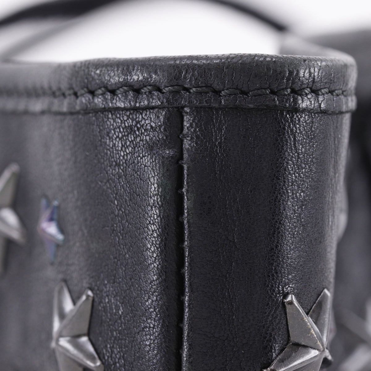 Jimmy Choo Black Leather Tote Bag (Pre-Owned)