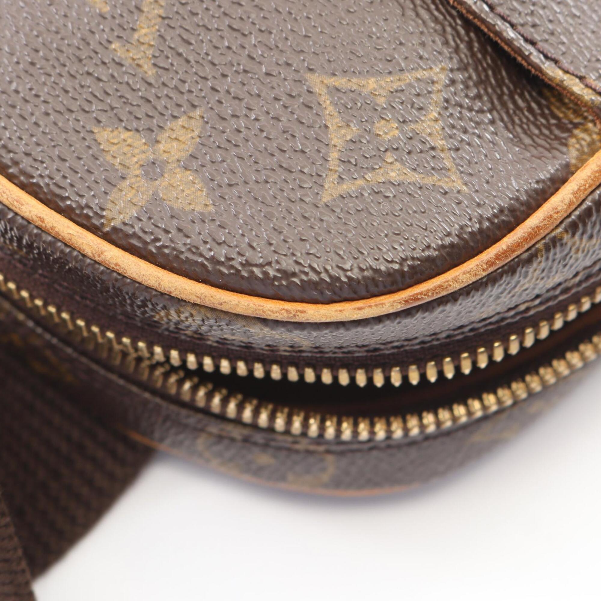 Louis Vuitton Brown Monogram Coated Canvas Leather Fanny Pack Sling Bag (Pre-Owned)