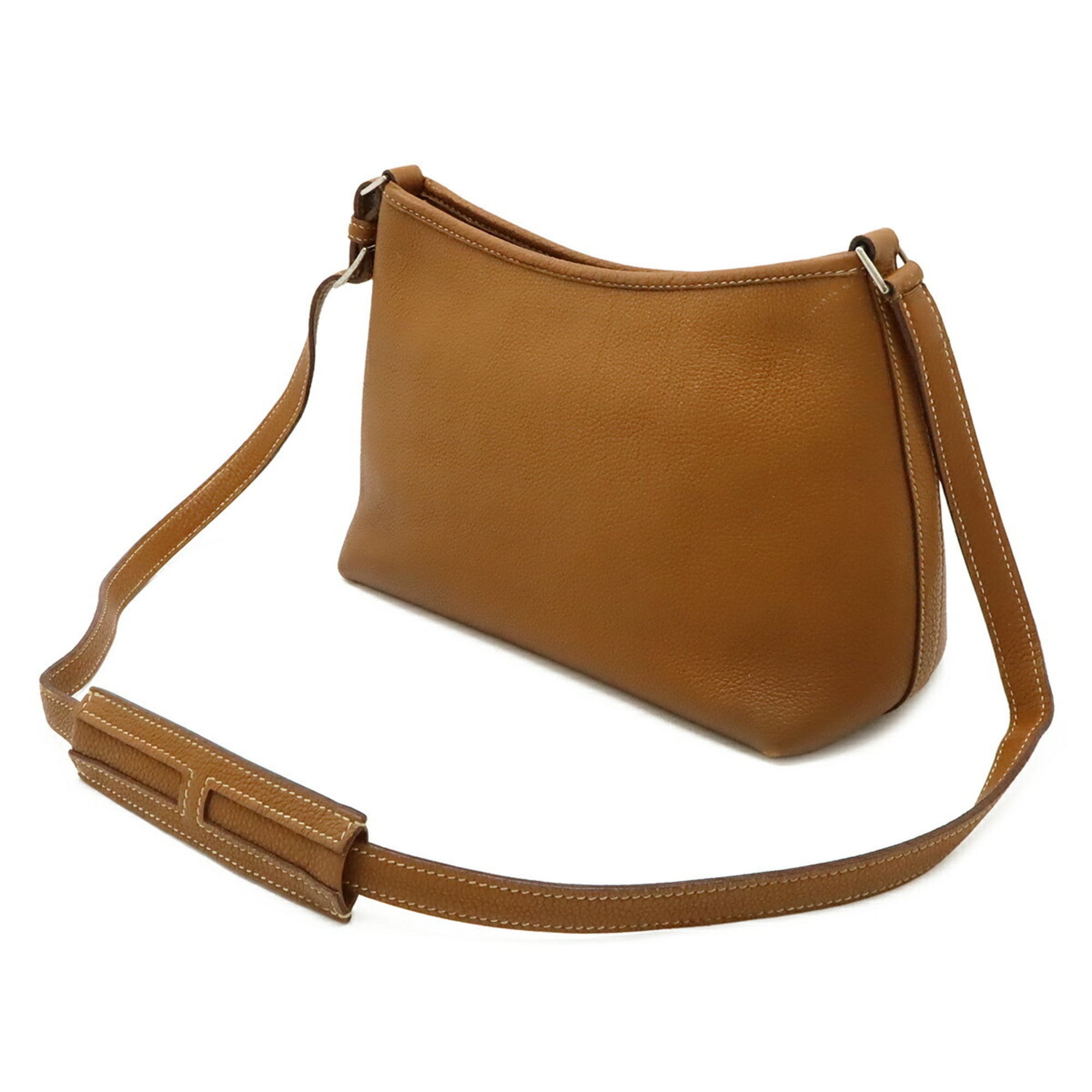 Hermes Berlingo Brown Epsom Leather Shoulder Bag (Pre-Owned)