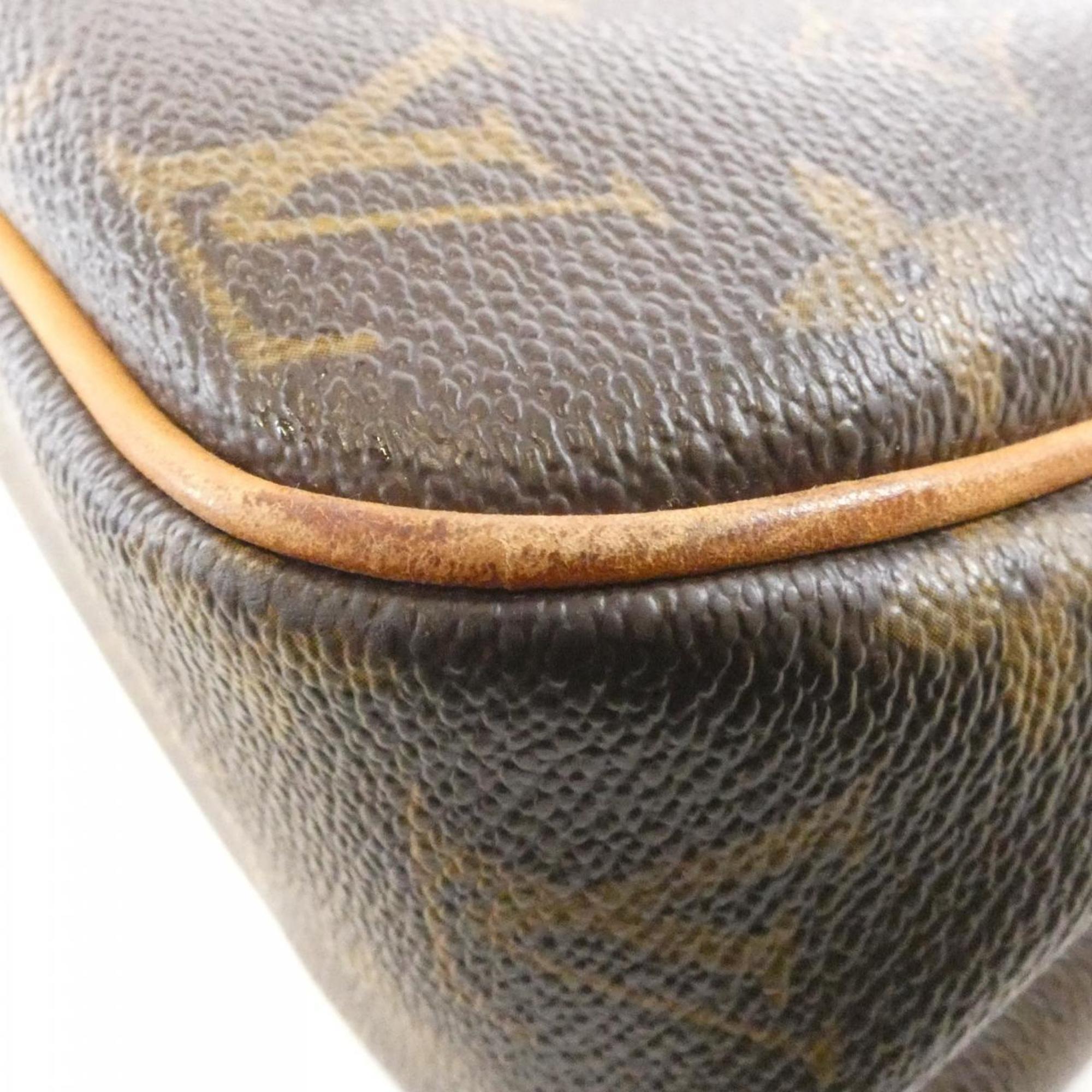 Louis Vuitton Monogram Marron Coated Canvas Handbag (Pre-Owned)