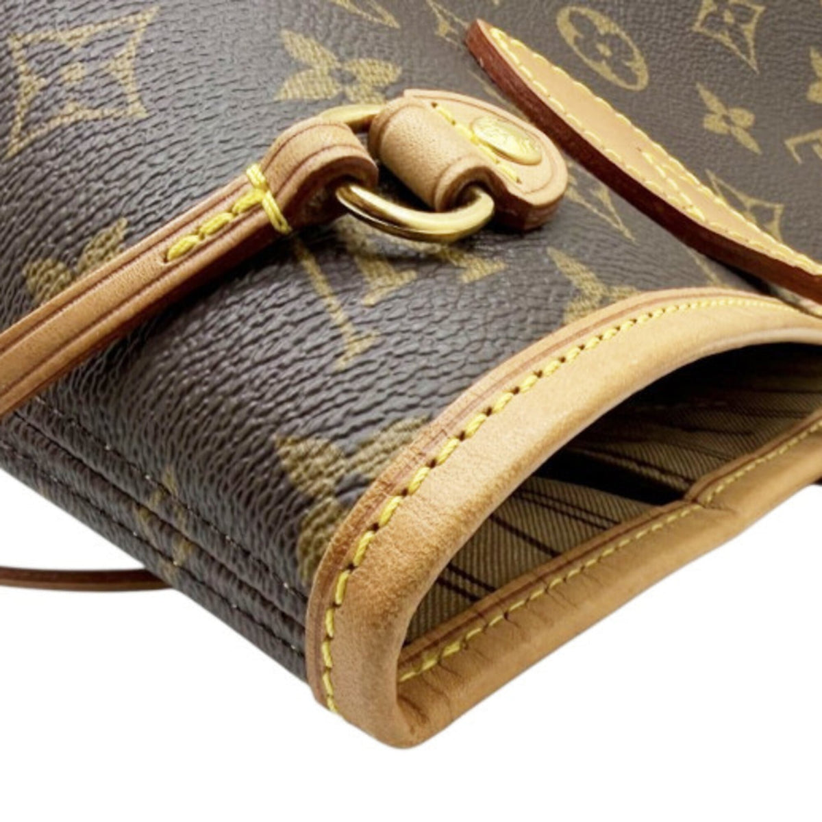 Louis Vuitton Brown Monogram Handbag Tote Bag (Pre-Owned)