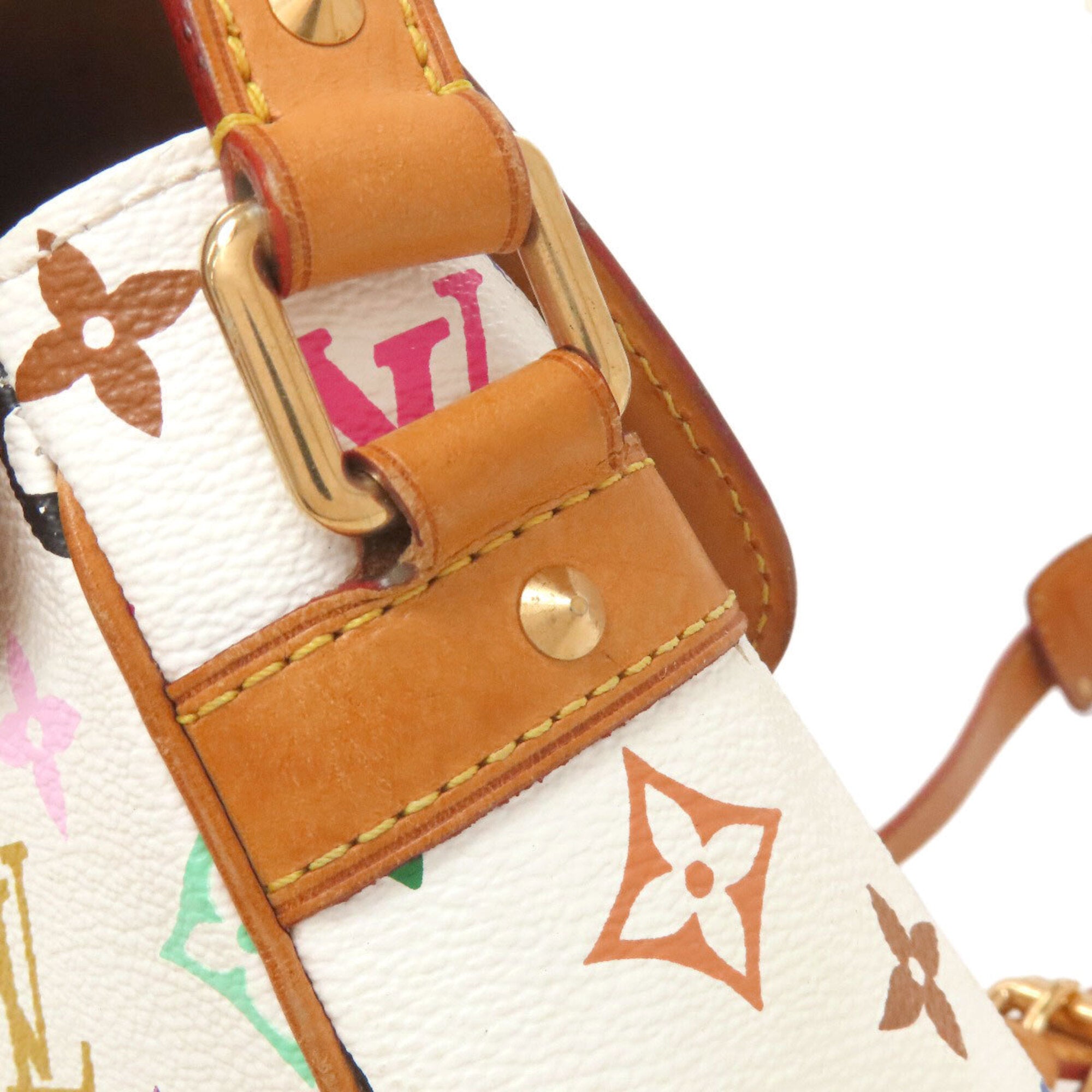 Louis Vuitton Blanc Monogram Multicolore Shoulder Bag (Pre-Owned)