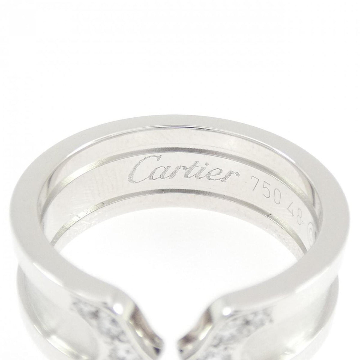 Cartier White Gold White Gold (18K) Band Ring (Pre-Owned)