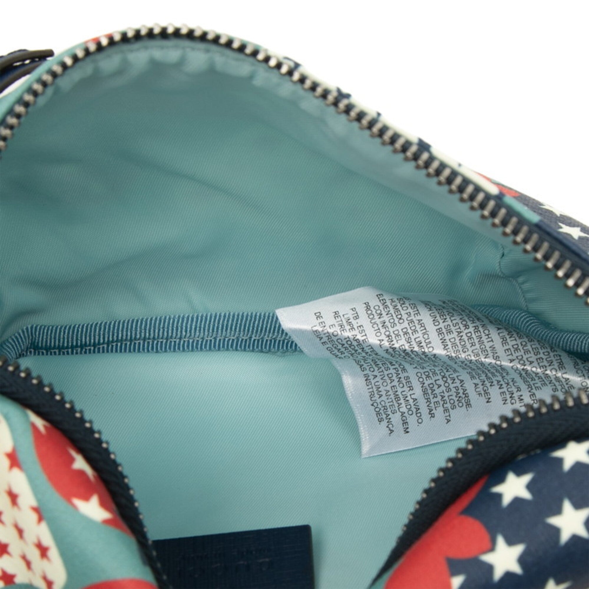 Gucci Blue Multi-Color Pvc Sling Bag (Pre-Owned)