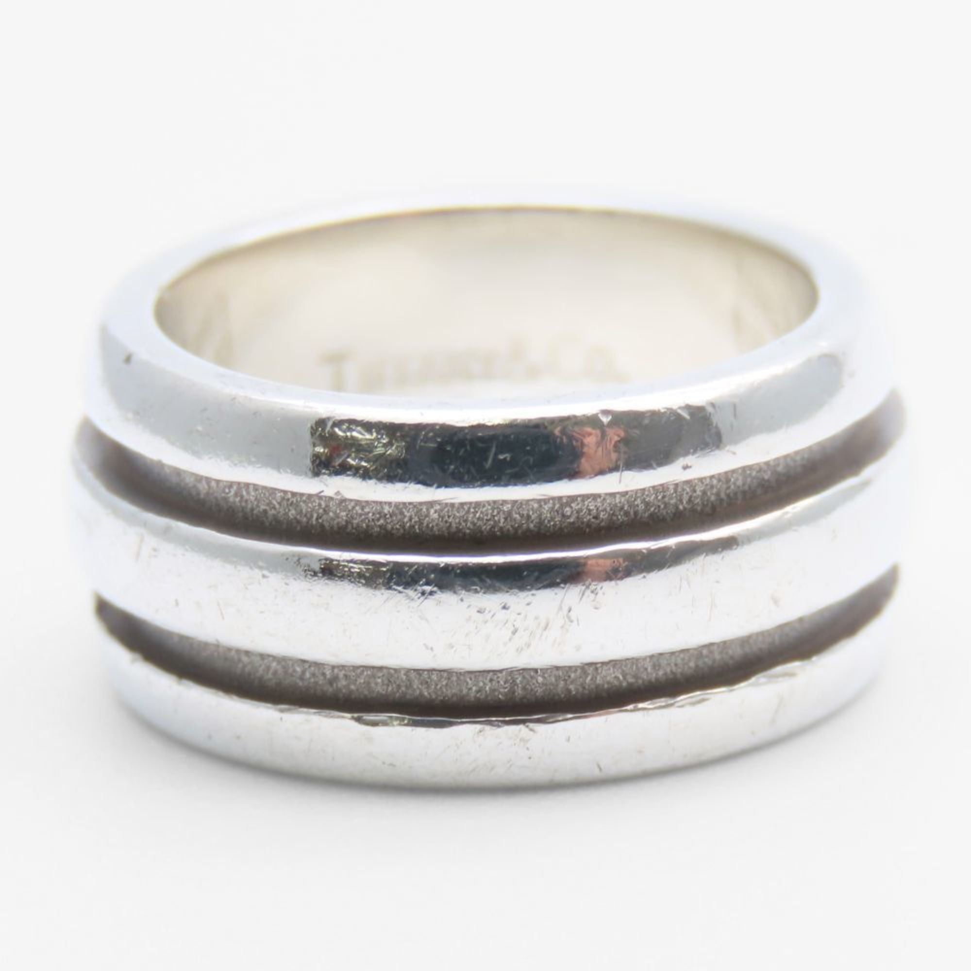 Tiffany Silver Silver 925 Band Ring (Pre-Owned)