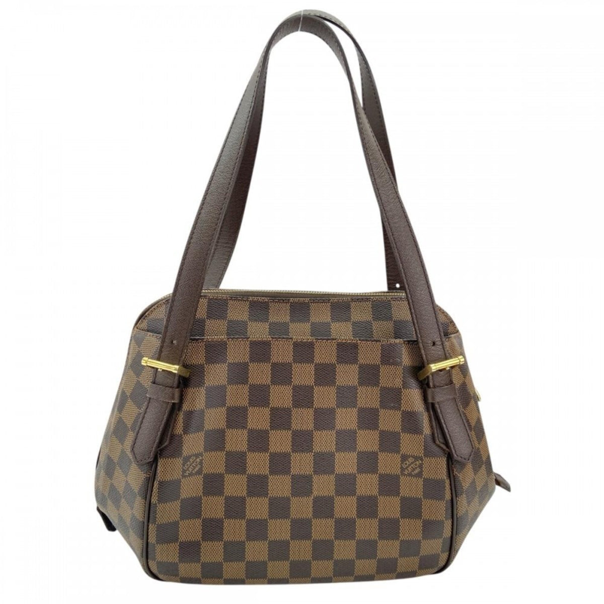 Louis Vuitton Beige Brown Damier Canvas Shoulder Bag (Pre-Owned)