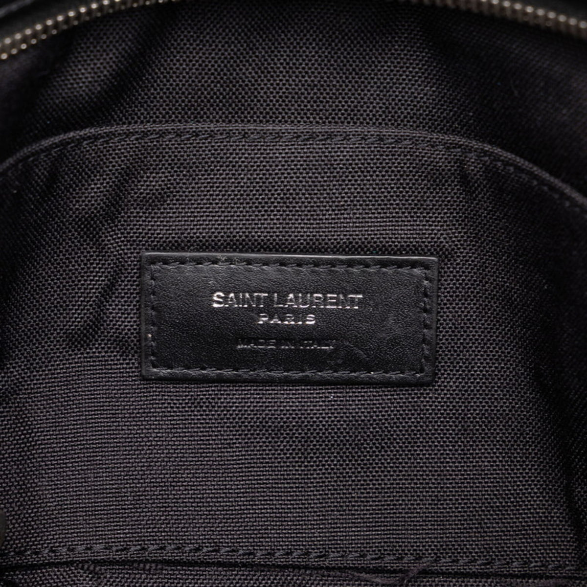 Saint Laurent Black Leather Fanny Pack Sling Bag (Pre-Owned)
