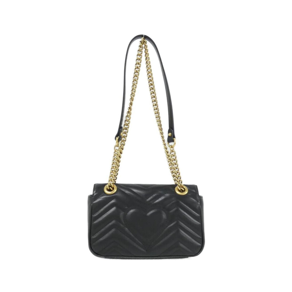 Gucci Black Quilting Leather Shoulder Bag (Pre-Owned)