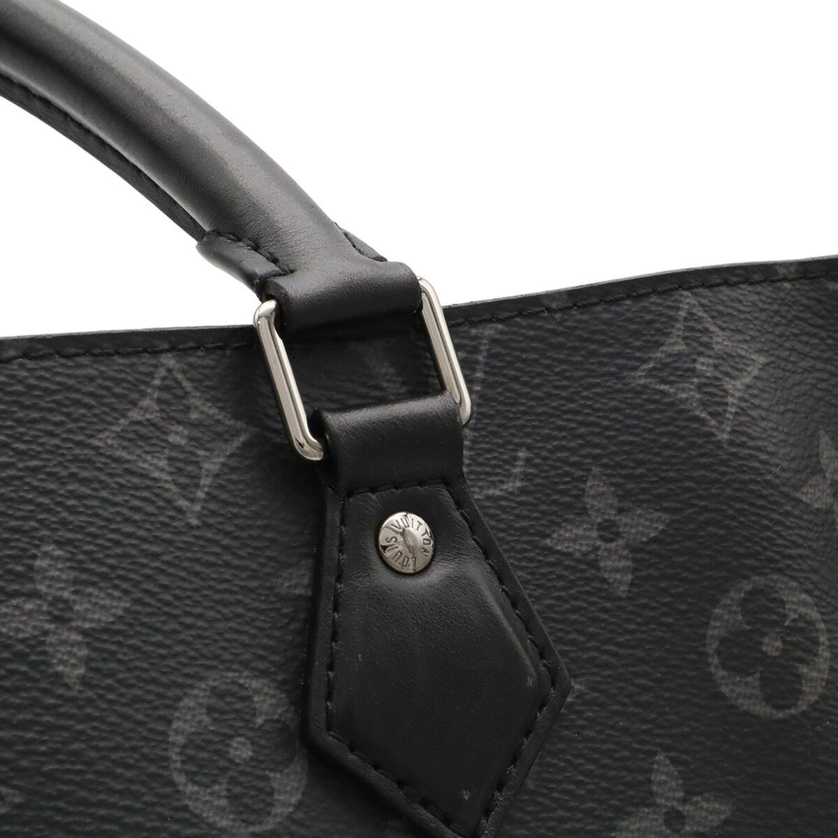 Louis Vuitton Black Gray Monogram Eclipse Monogram Eclipse Handbag Pouch Tote Bag (Pre-Owned)