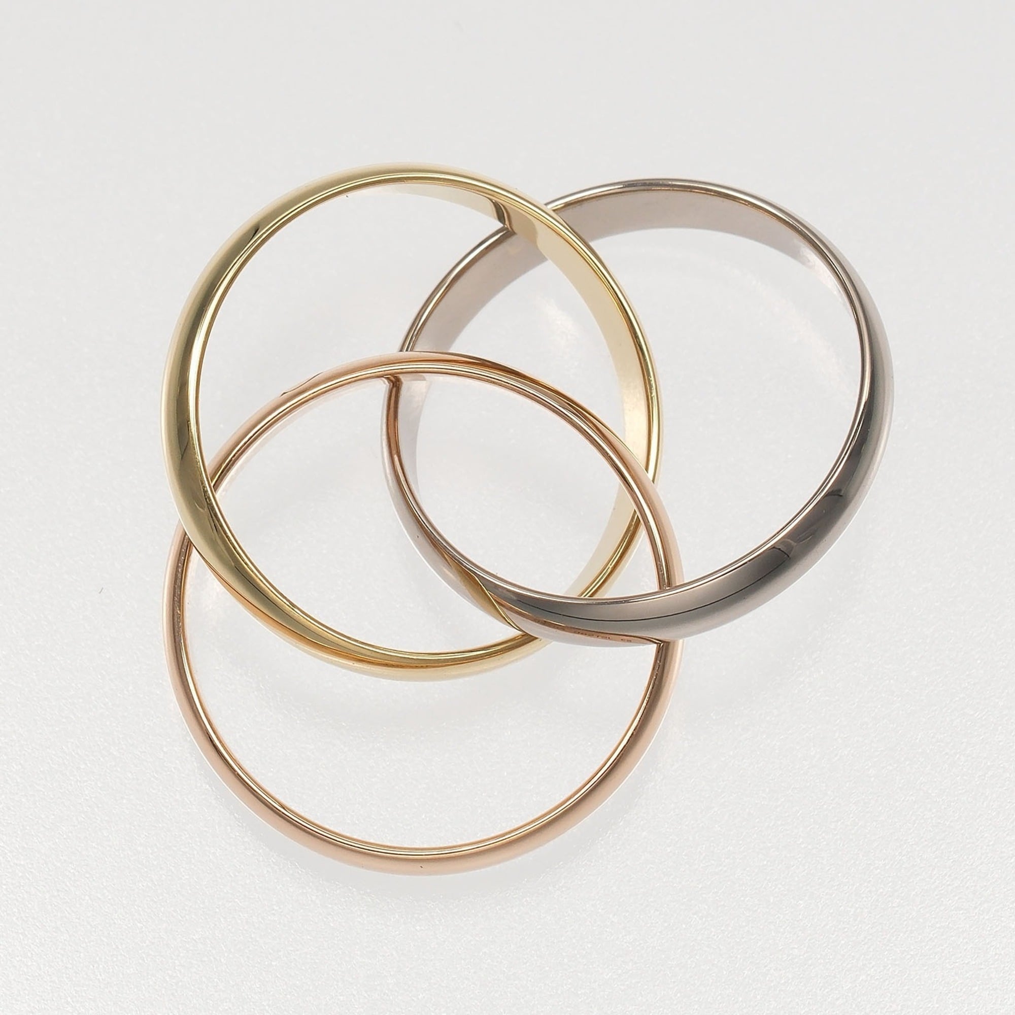 Cartier Yellow Gold (18K) Pink Gold (18K) White Gold (18K) Band Ring (Pre-Owned)
