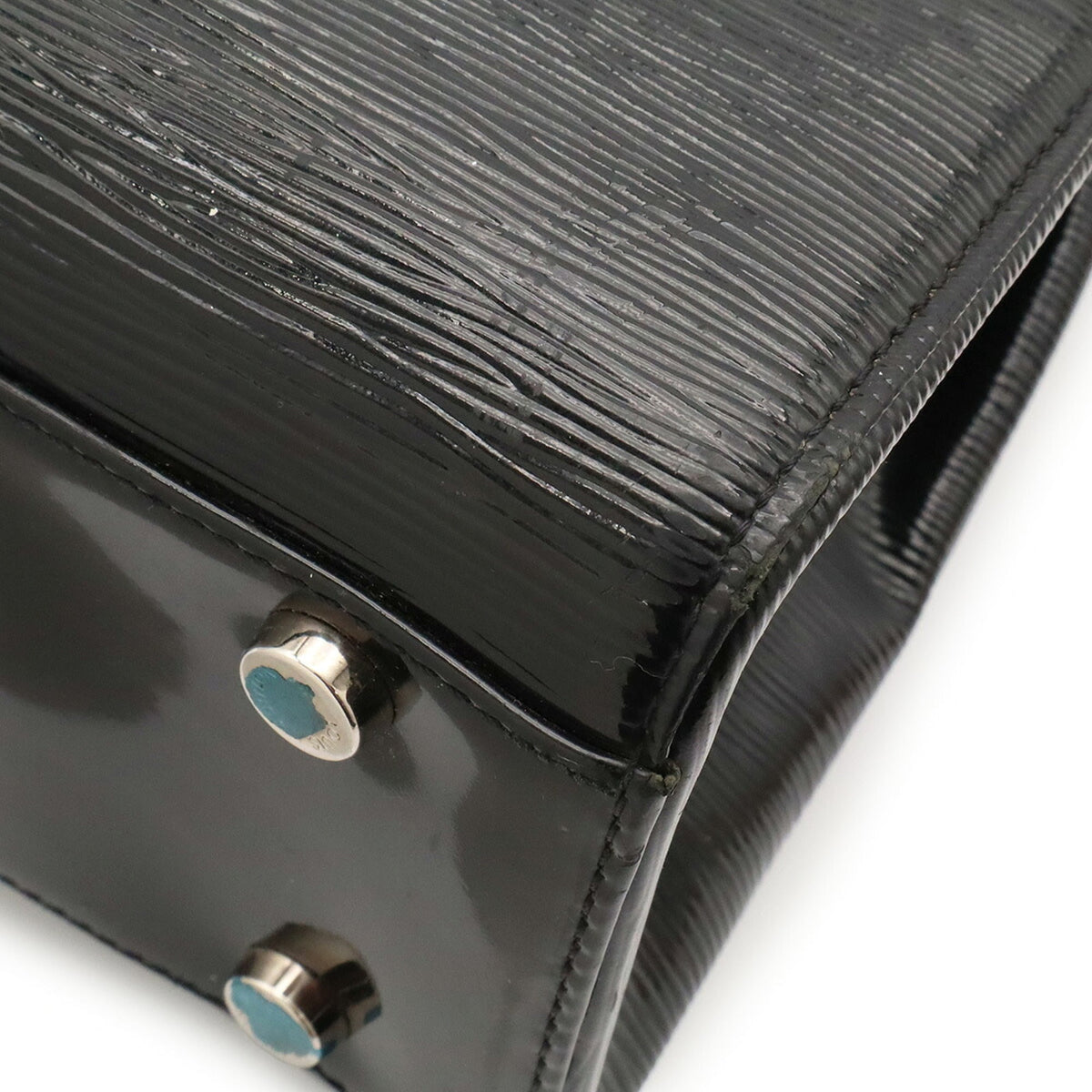 Louis Vuitton Black Noir Epi Leather Handbag Shoulder Bag (Pre-Owned)