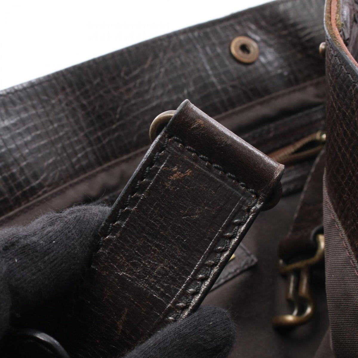 Fendi Brown Leather Handbag (Pre-Owned)