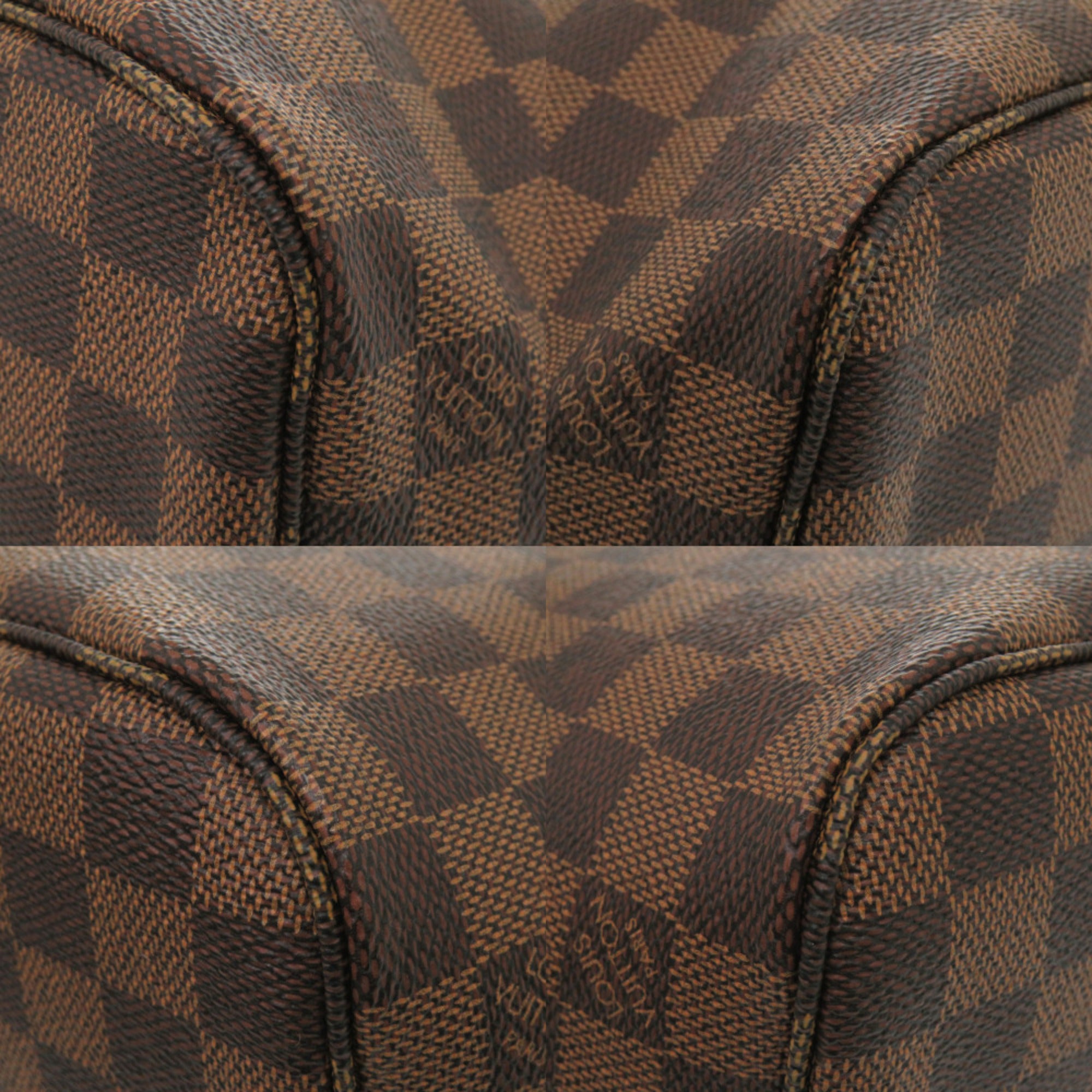 Louis Vuitton Cerise Damier Canvas Pouch Tote Bag (Pre-Owned)