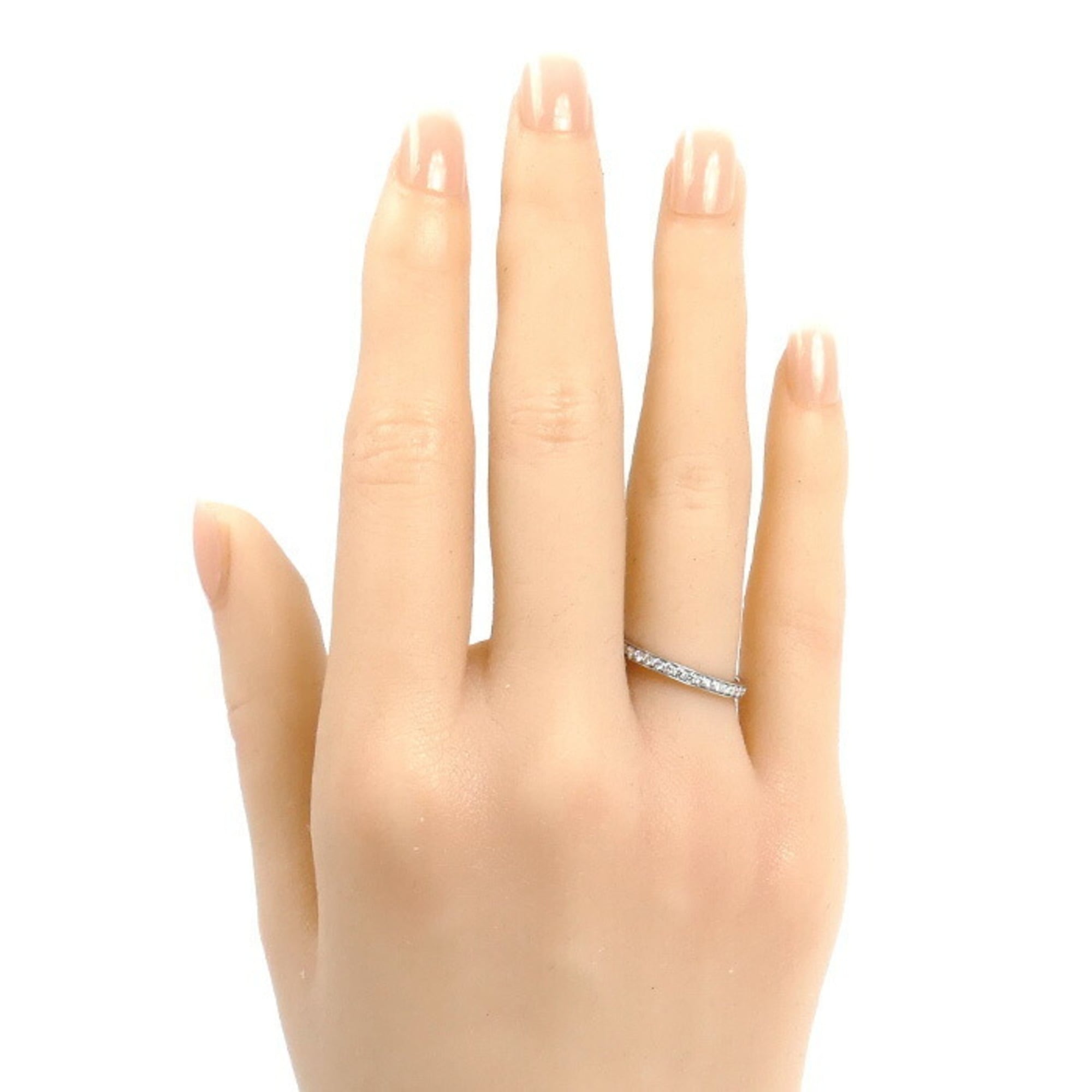 Van Cleef & Arpels Platinum Platinum 950 Band Ring (Pre-Owned)