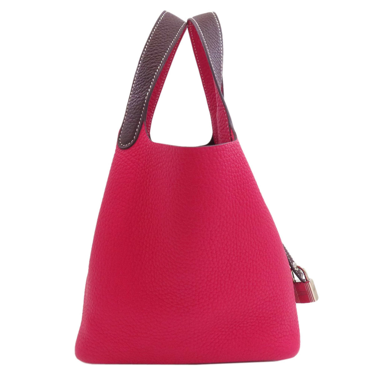 Hermes Picotin Brown Pink Handbag (Pre-Owned)