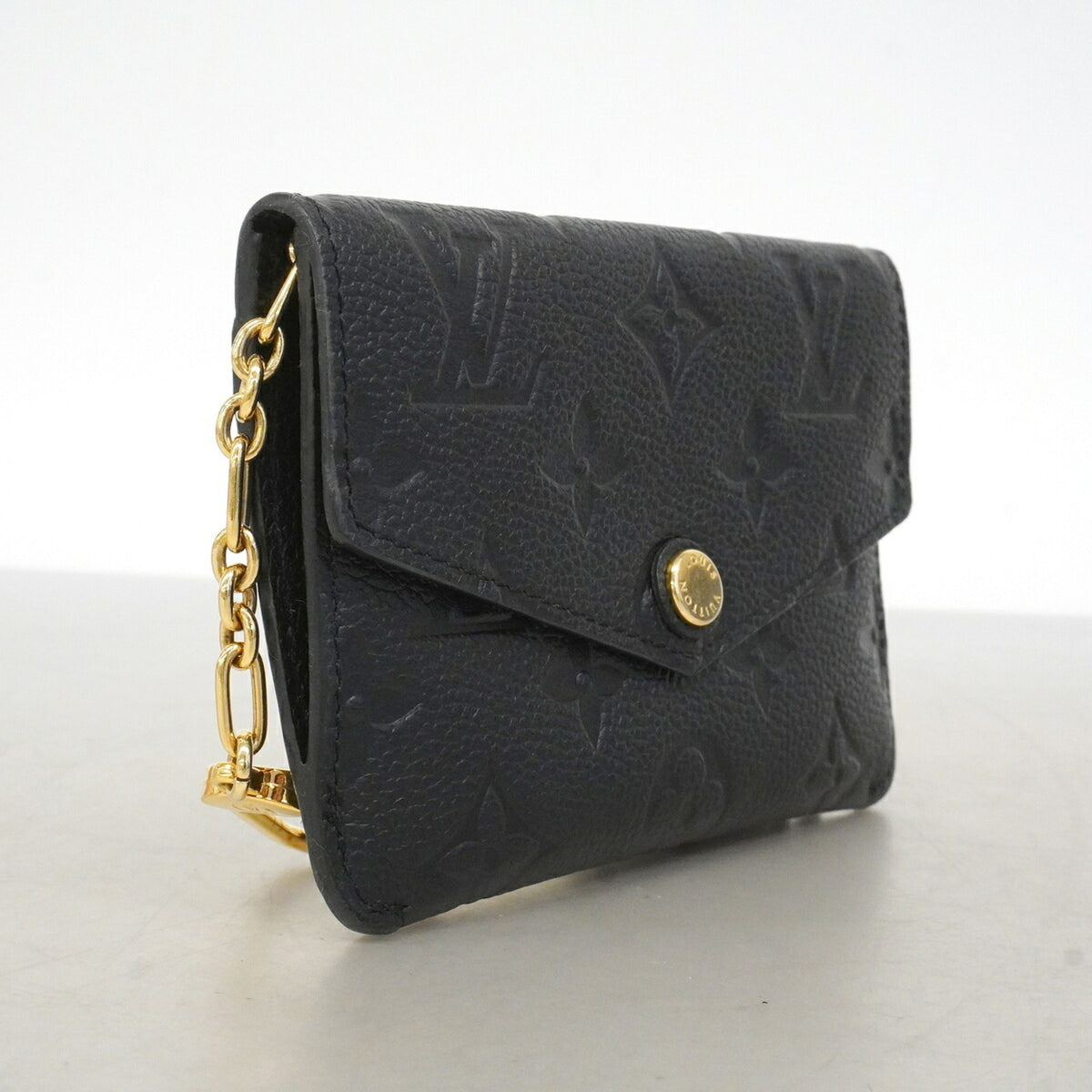 Louis Vuitton Noir Coin Purse/Coin Case (Pre-Owned)