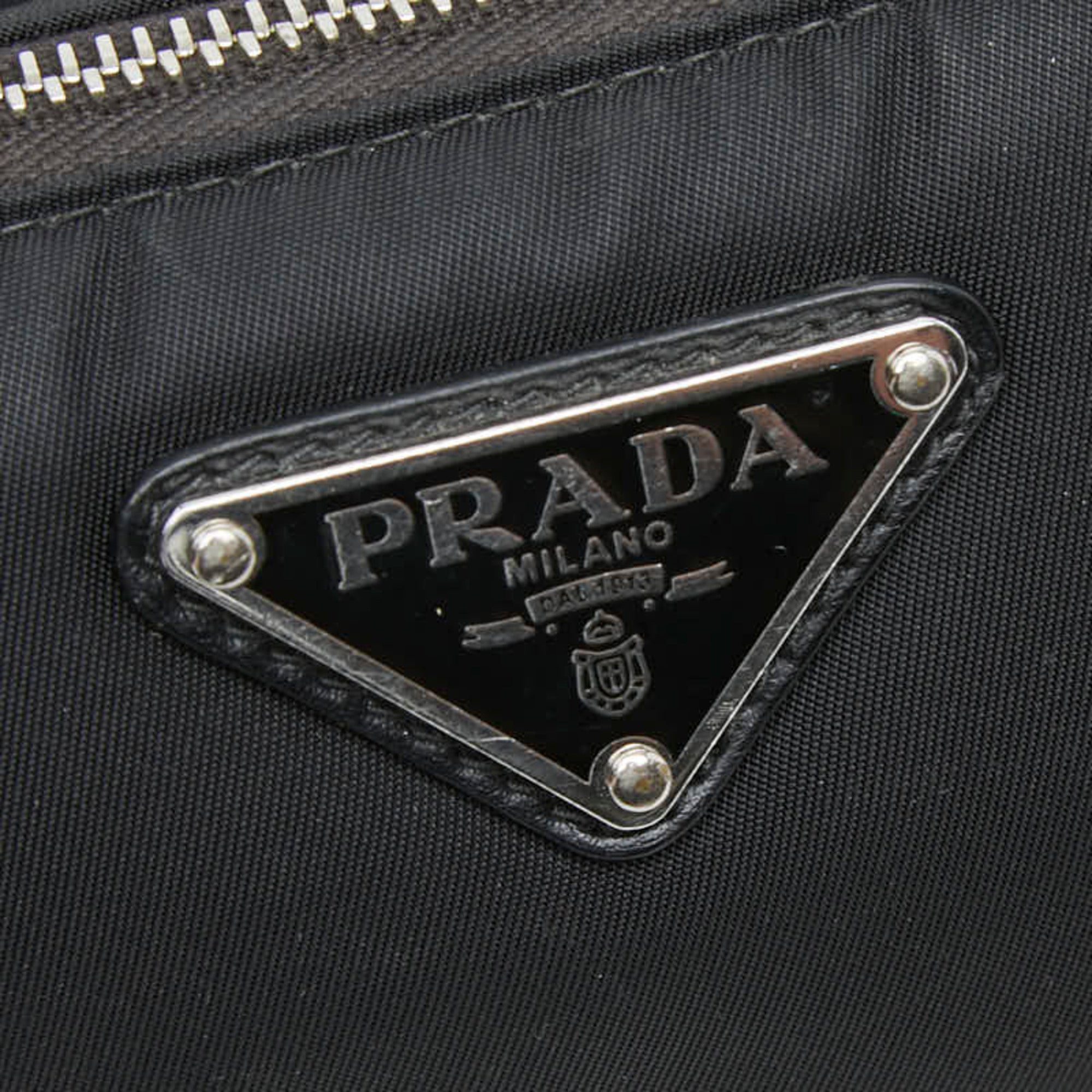 Prada Black Nylon Shoulder Bag (Pre-Owned)