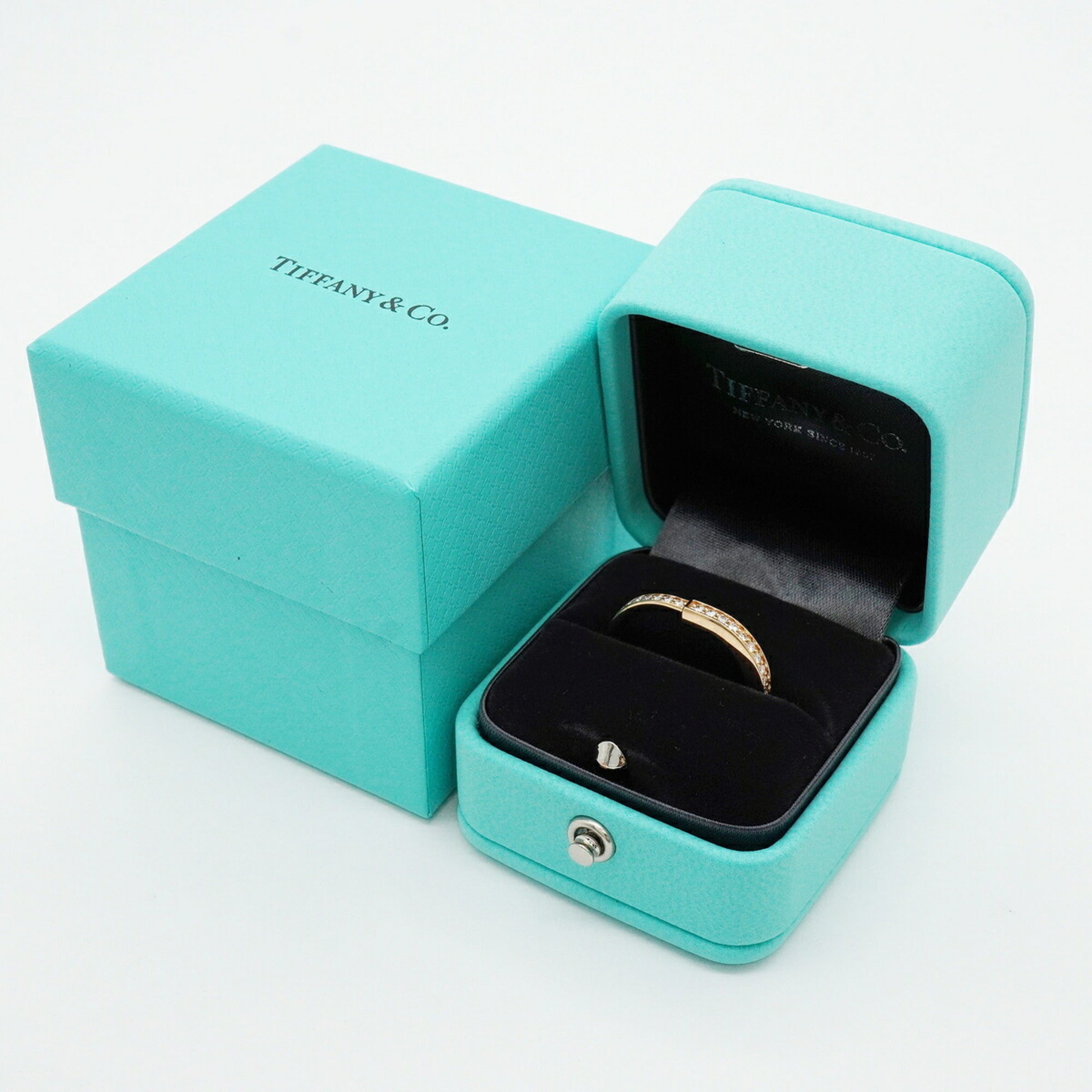 Tiffany Pink Gold (18K) Band Ring (Pre-Owned)