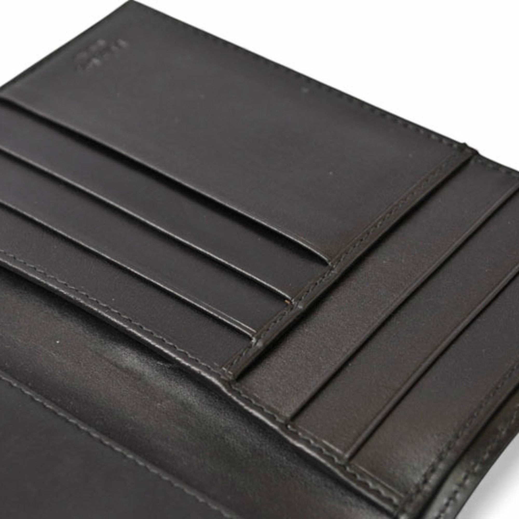 Prada Beige Black Canvas Wallet (Tri-Fold) (Pre-Owned)