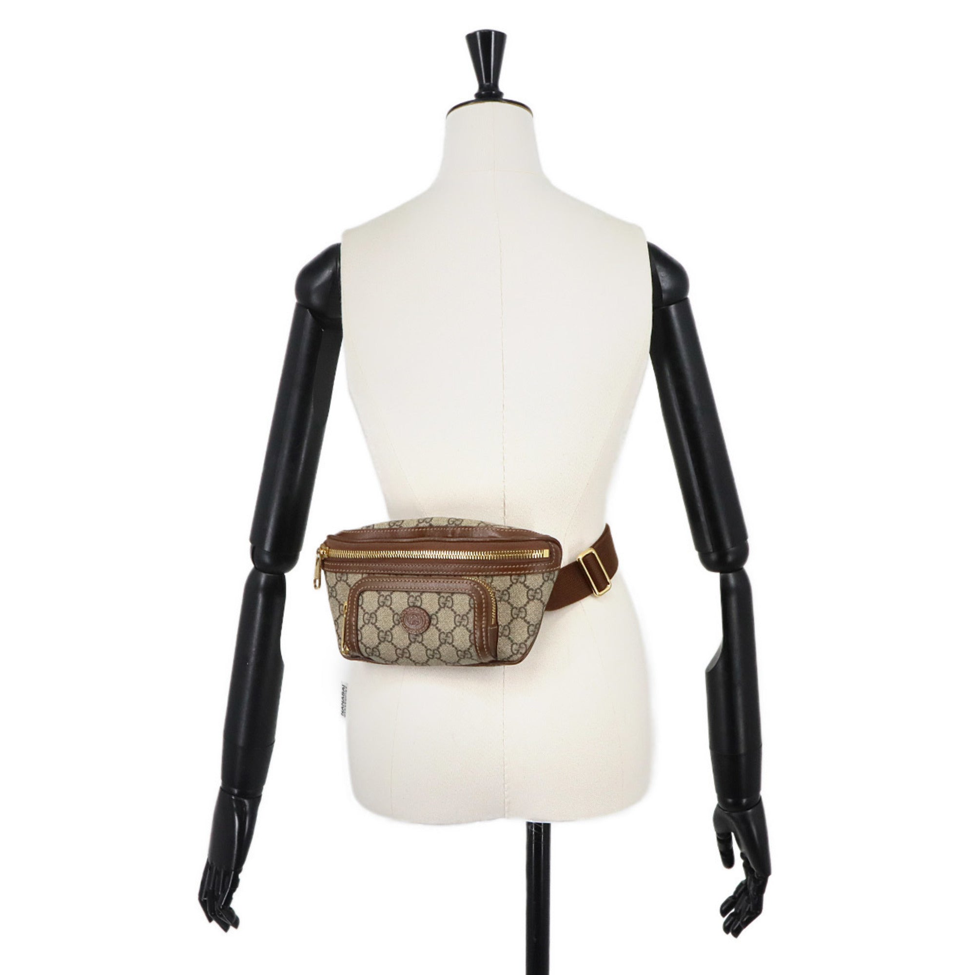 Gucci Gg Supreme Leather Fanny Pack (Pre-Owned)
