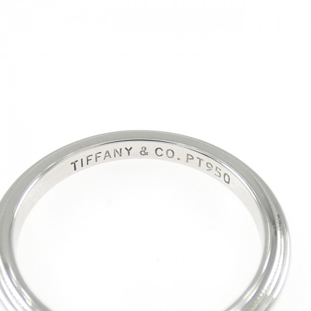 Tiffany Platinum 950 Band Ring (Pre-Owned)